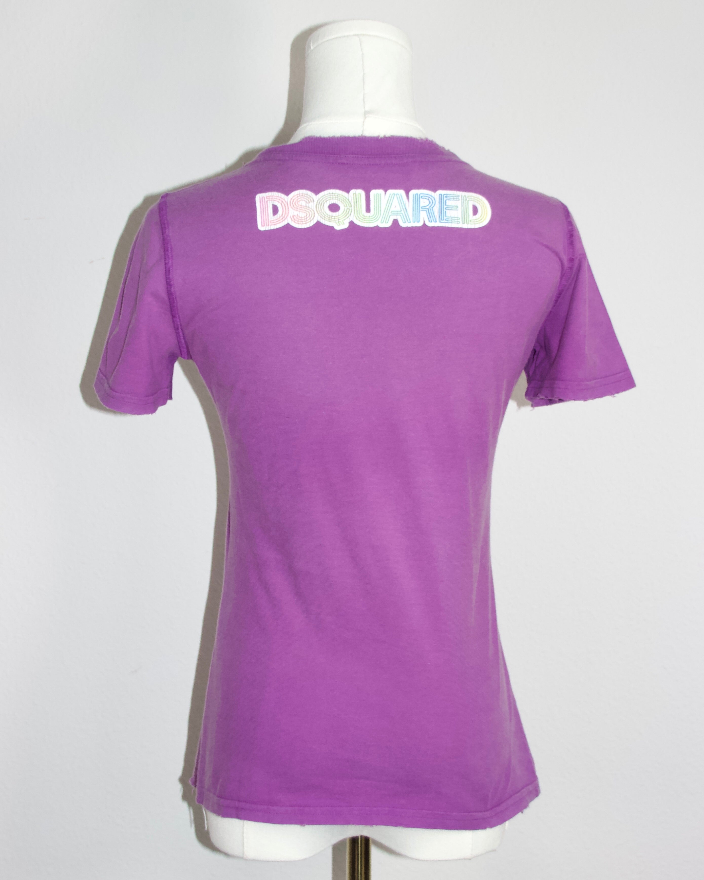 00s Dsquared Distressed Tee (S/M)