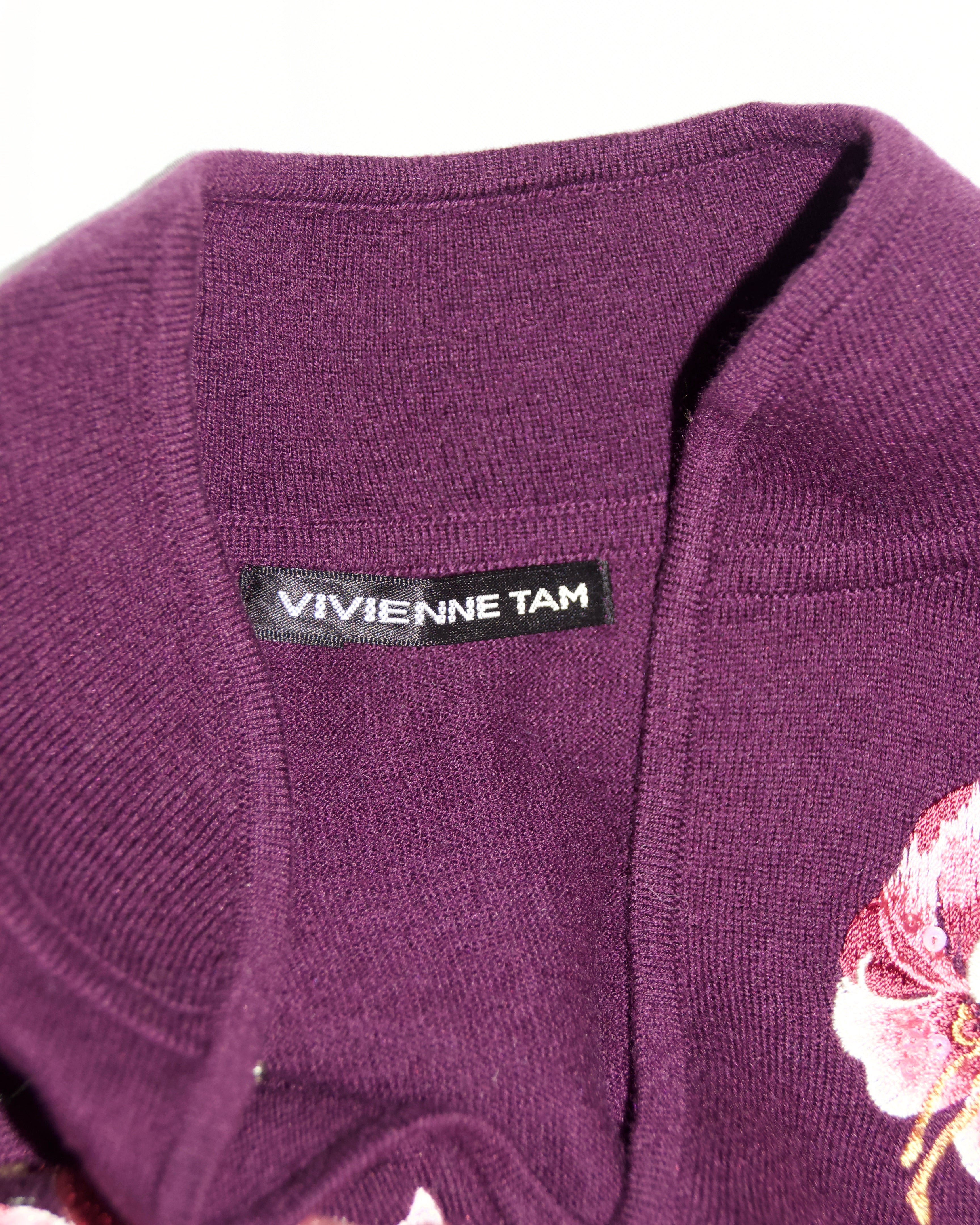 00s Vivienne Tam Wool Silk Top (S)