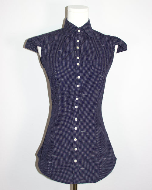 00s Dsquared2 Polka Dot Button Up (XS)