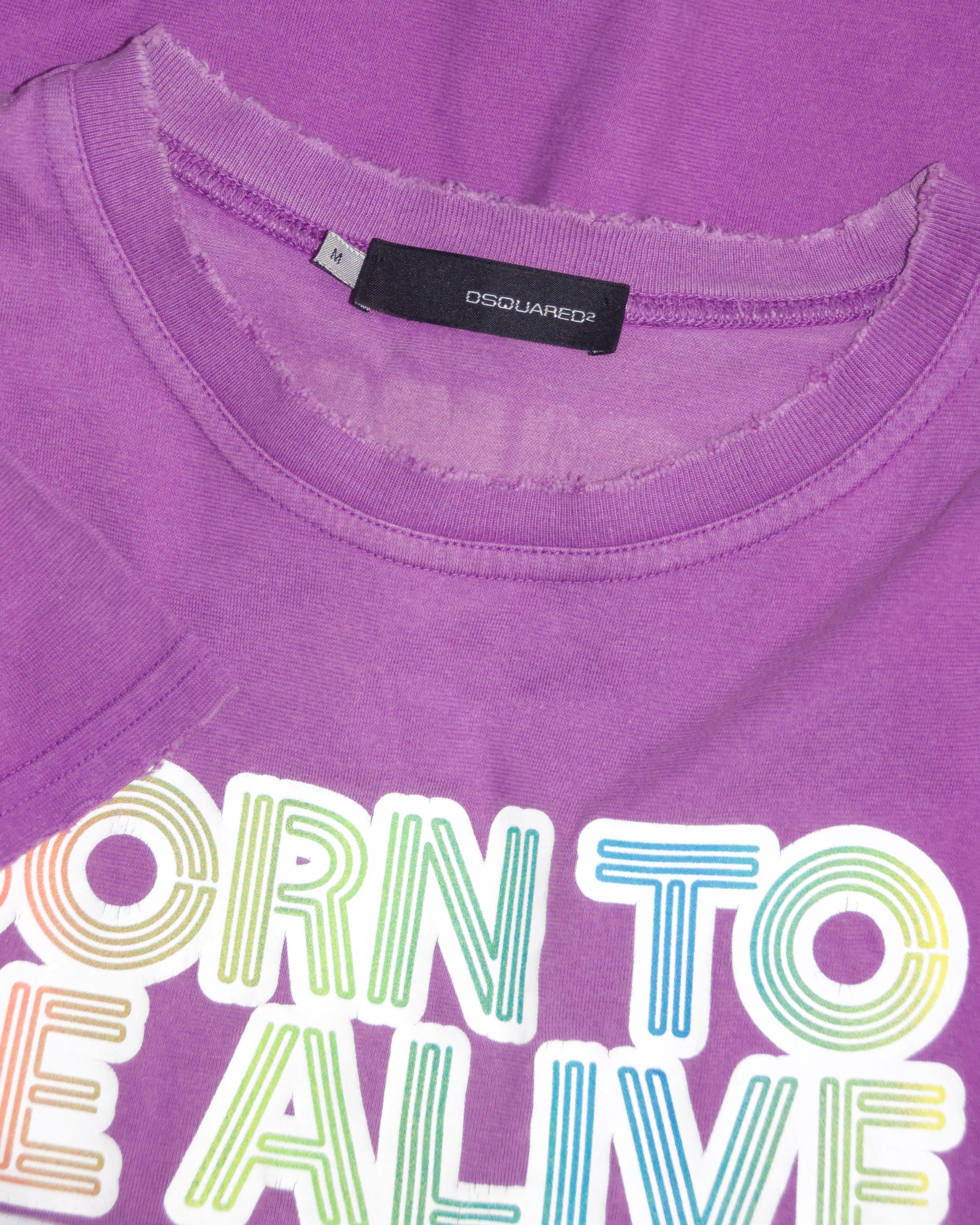 00s Dsquared Distressed Tee (S/M)