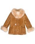 1970s Shearling Suede Coat