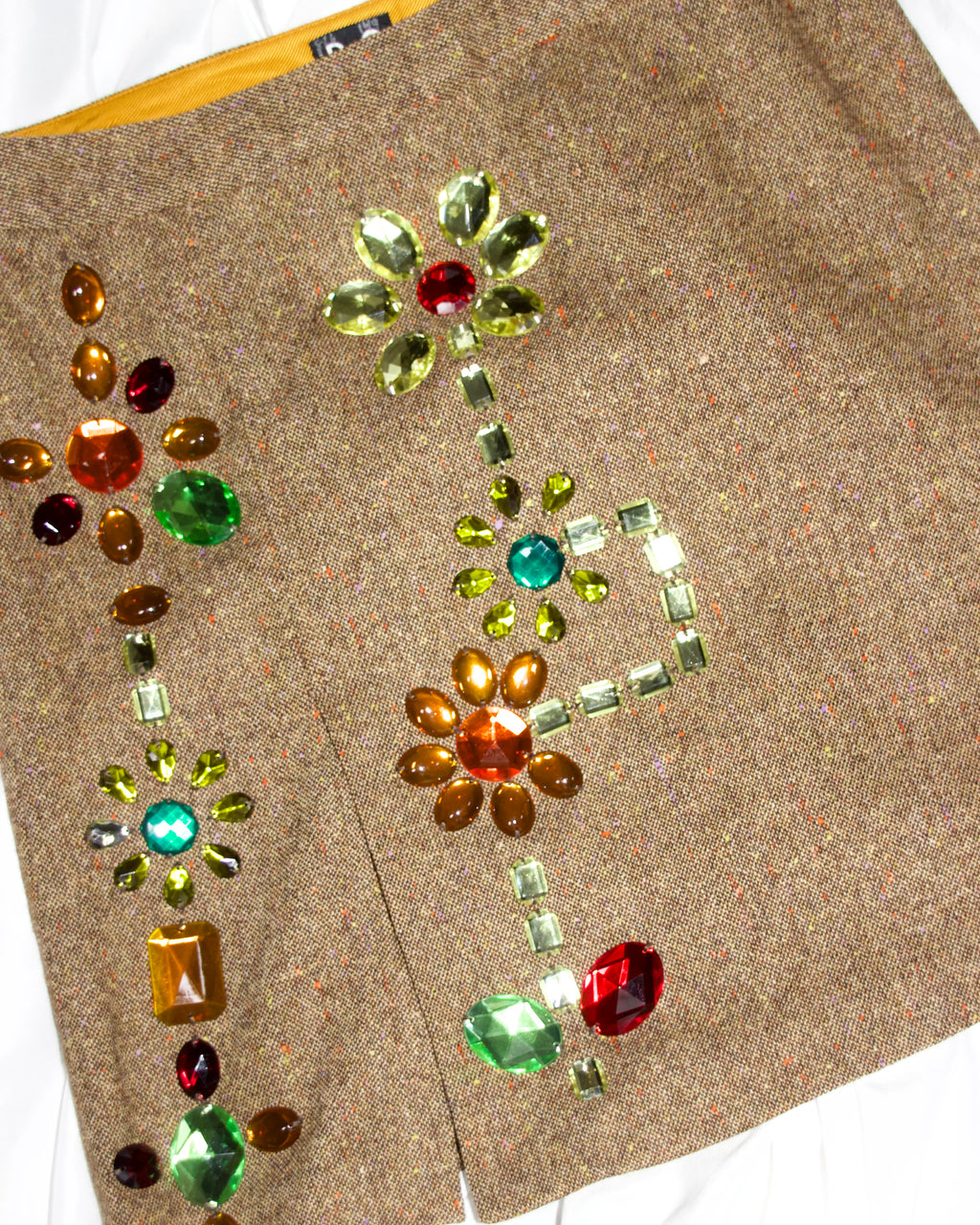00s Dolce Gabbana Beaded Mini Skirt (S)
