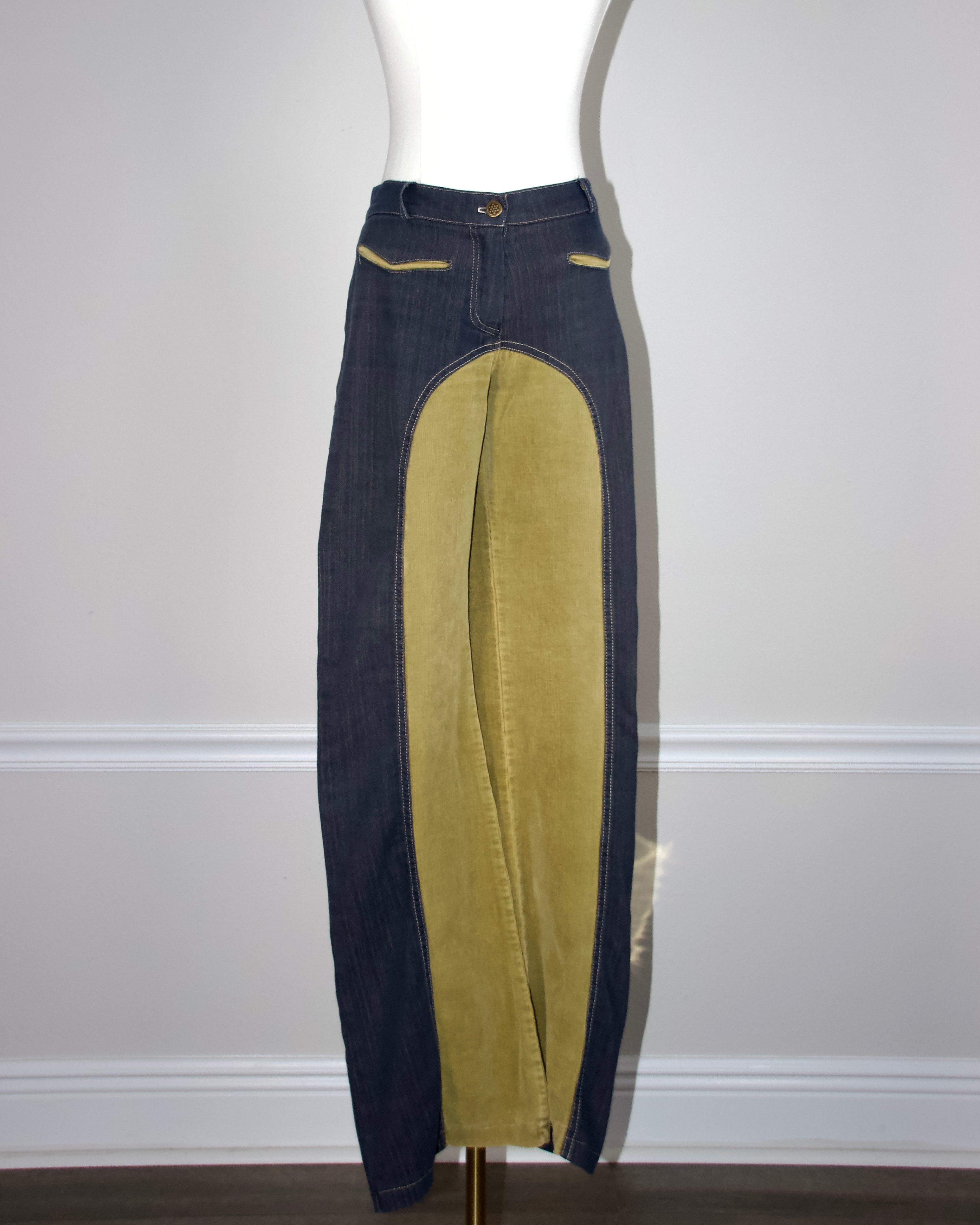 Y2K French Corduroy Pants (FR 40)