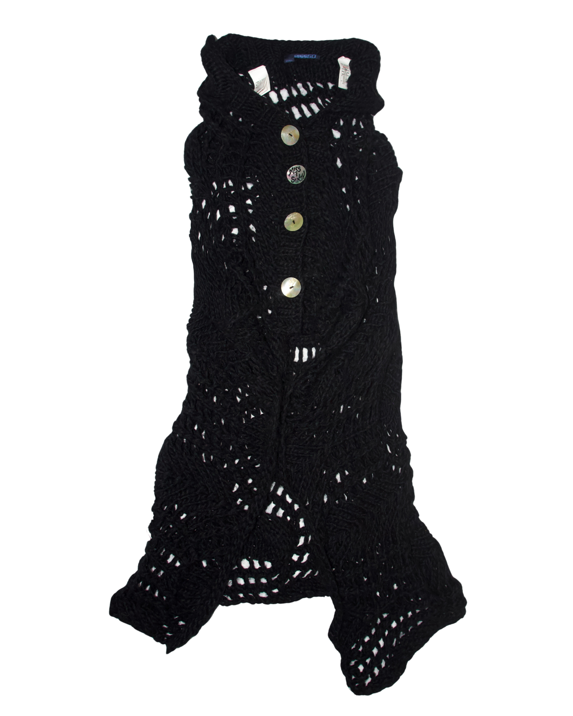 Miss Sixty Archival Wool Poncho (S)