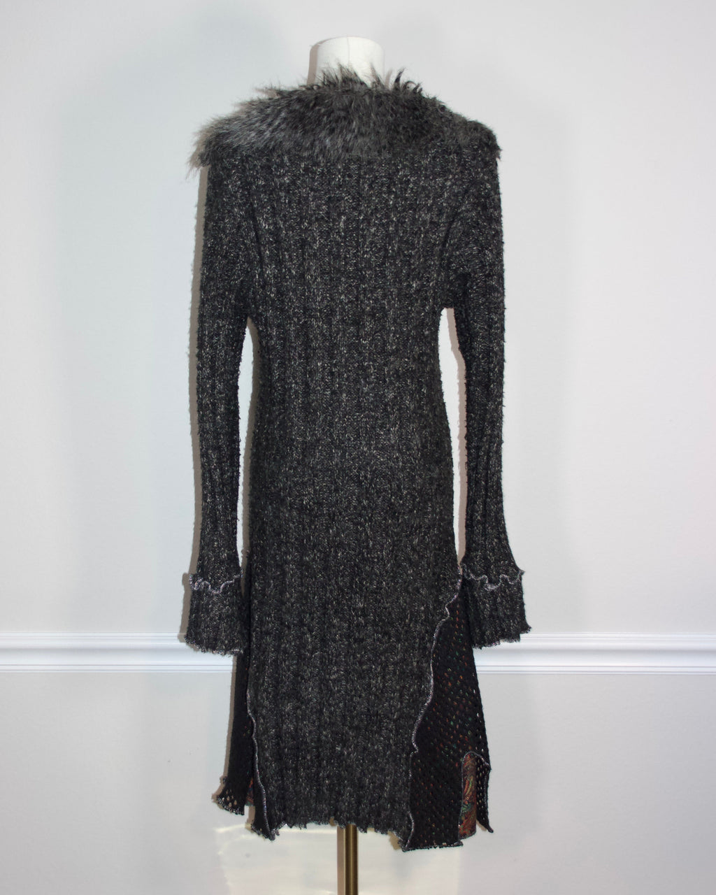 90s Wool Blend Duster Sweater (S/M)