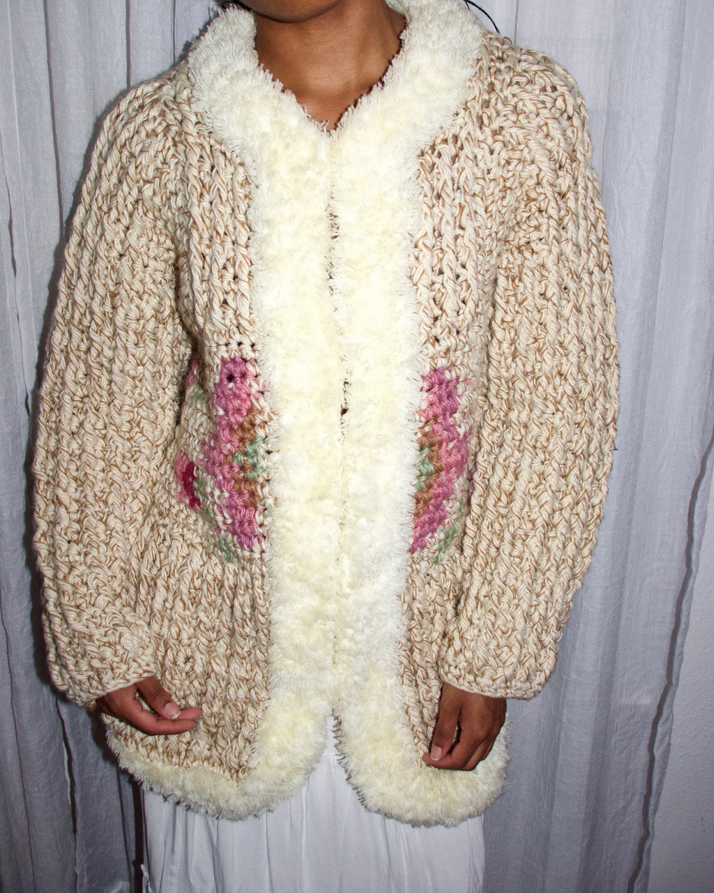 70s Chunky Knit Sweater (S-M)