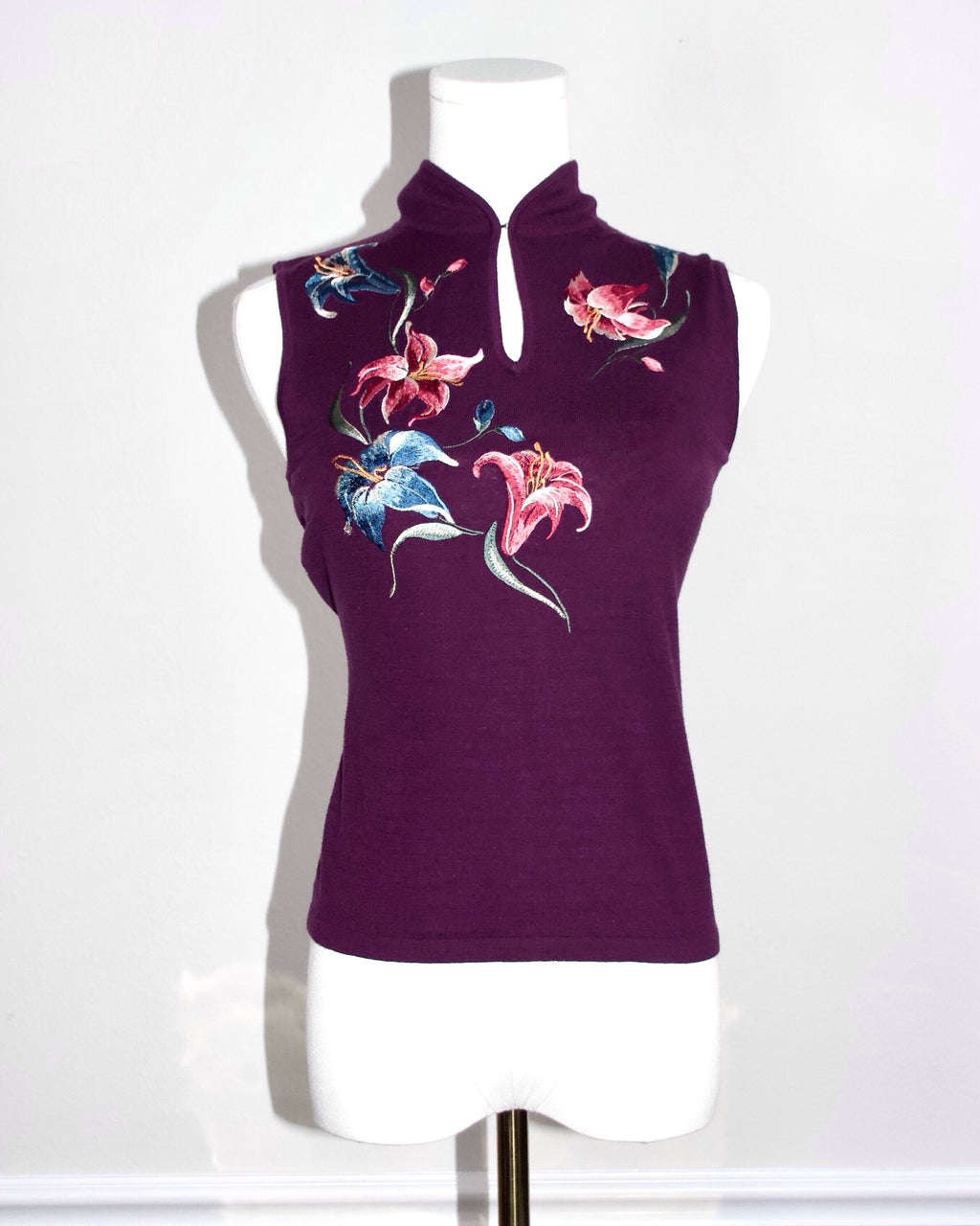 00s Vivienne Tam Wool Silk Top (S)