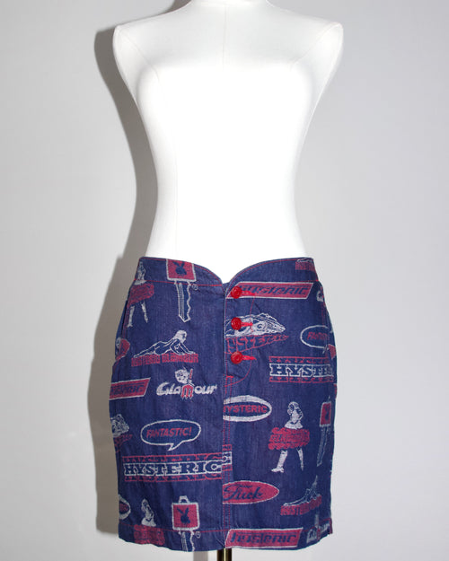 00s Hysteric Glamour x Playboy Mini Skirt (S)