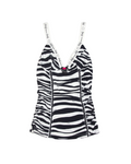 00s Dolce & Gabbana Zebra Print Tank Top