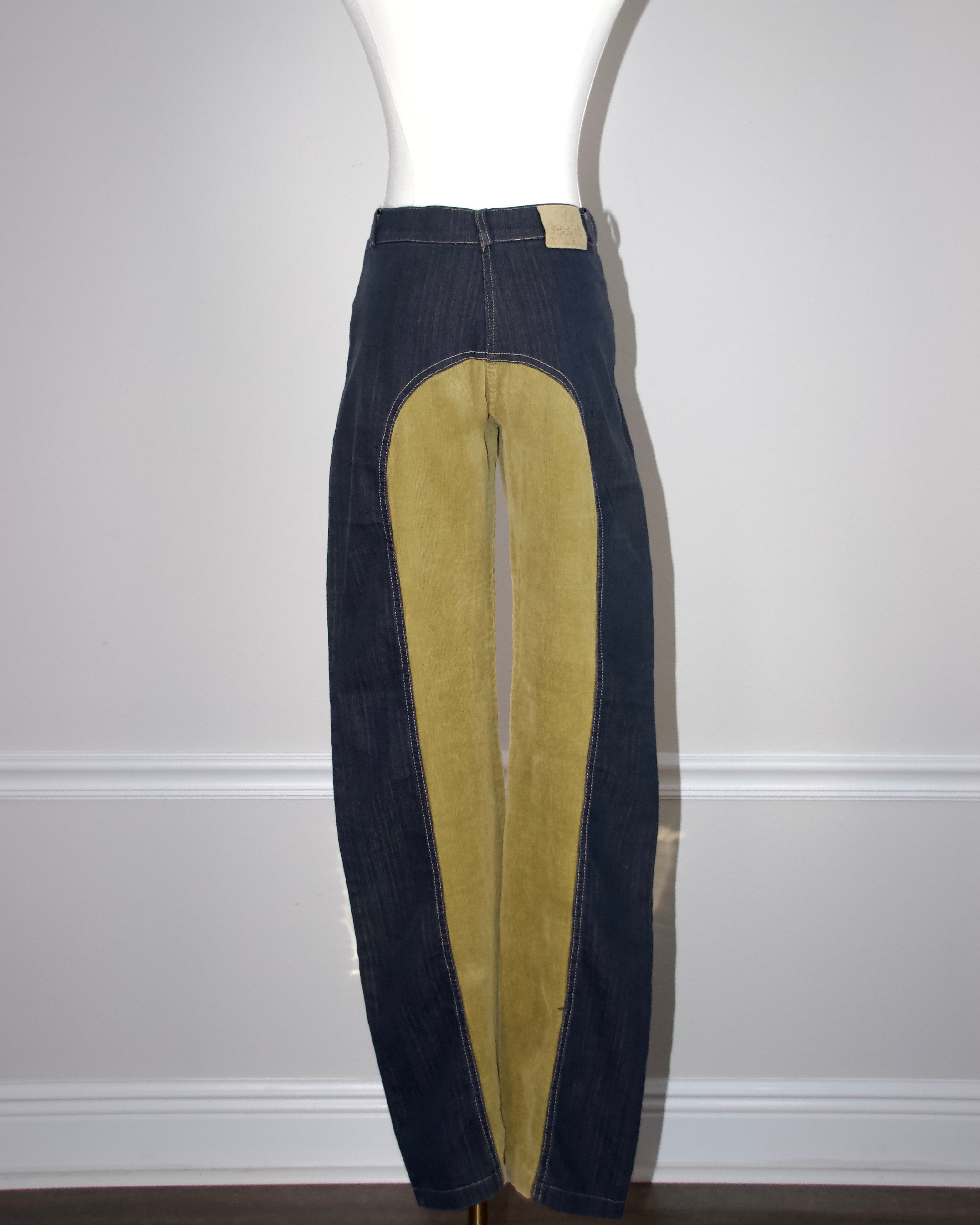 Y2K French Corduroy Pants (FR 40)