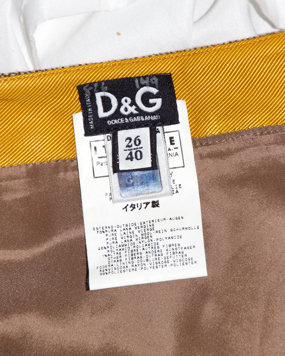 00s Dolce Gabbana Beaded Mini Skirt (S)