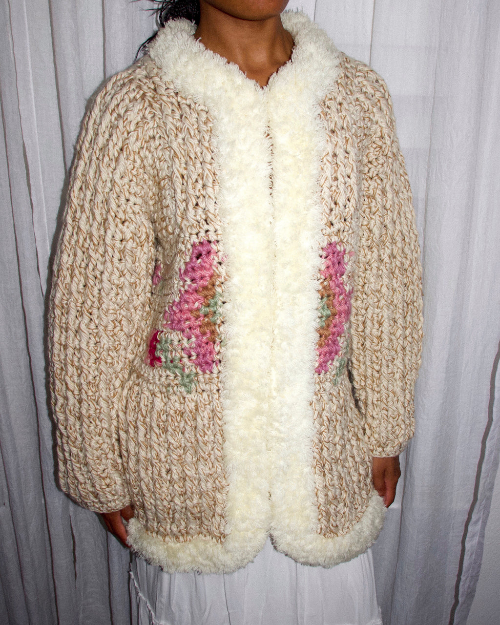 70s Chunky Knit Sweater (S-M)