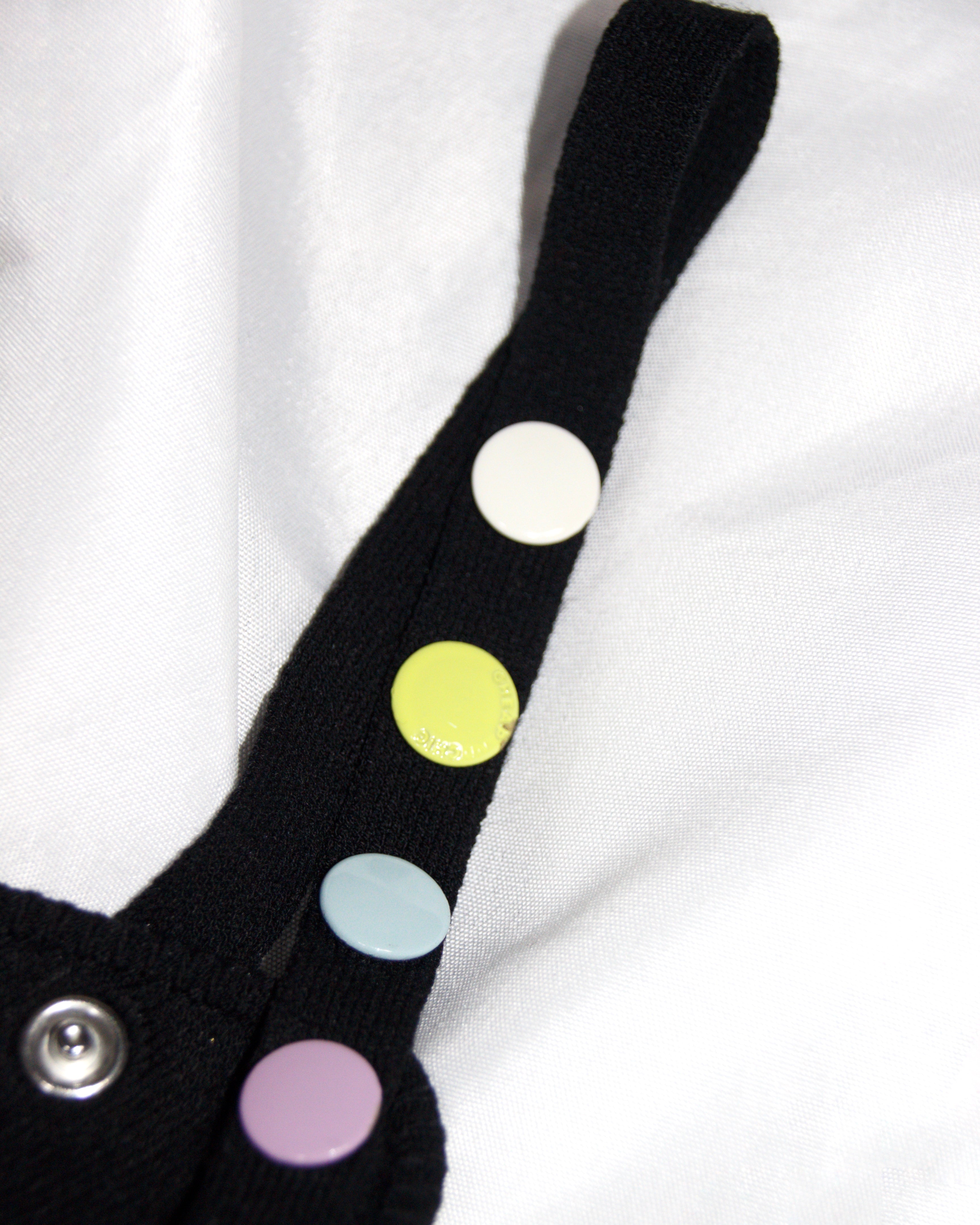 90s Moschino Rainbow Button Tank (S-M)