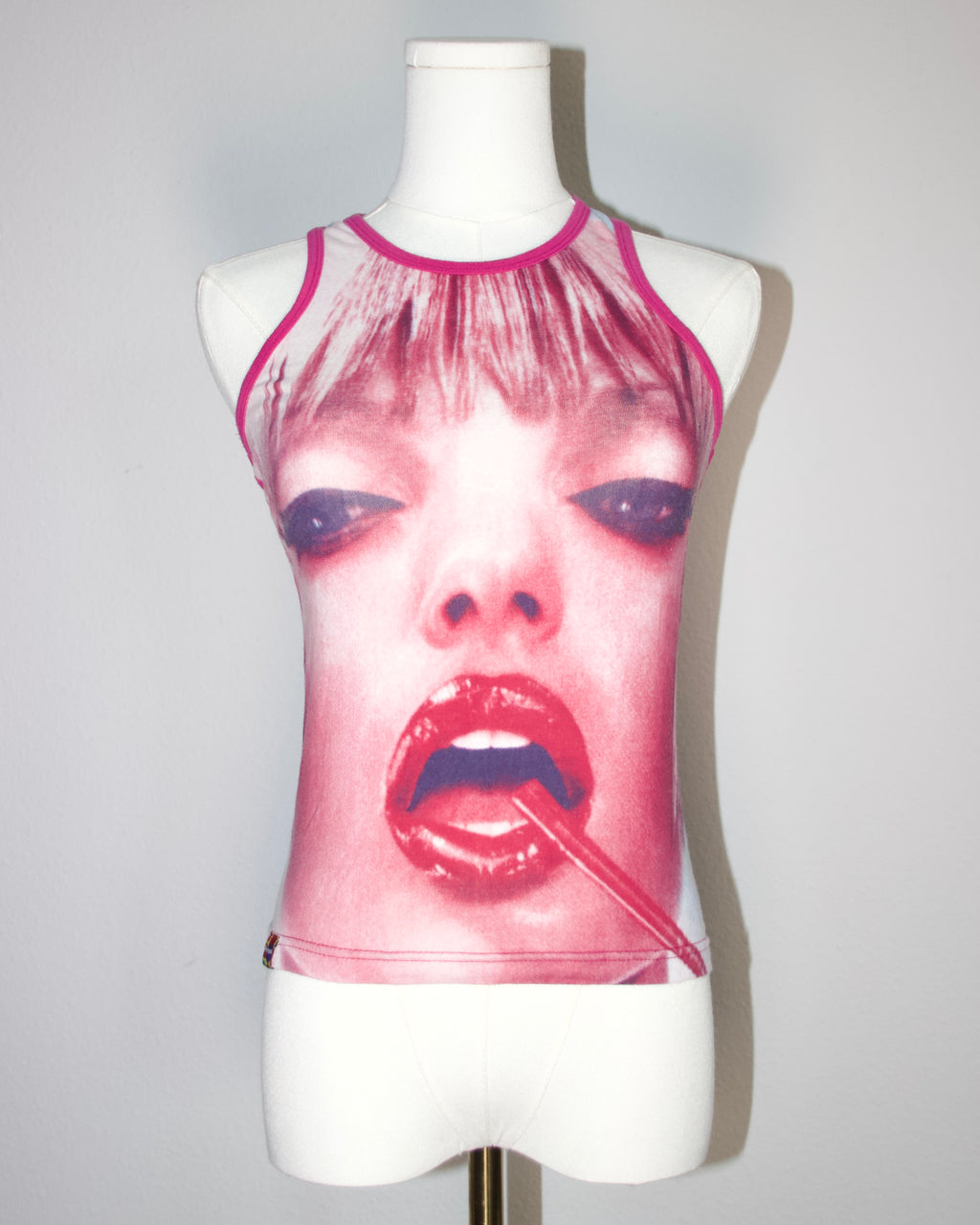 Desigual Mouth Graphic Tank