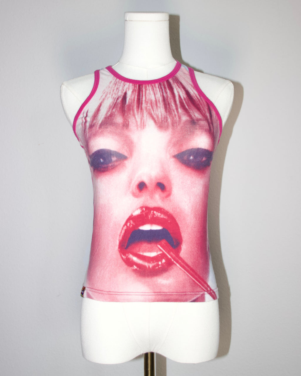 Desigual Mouth Graphic Tank (M)