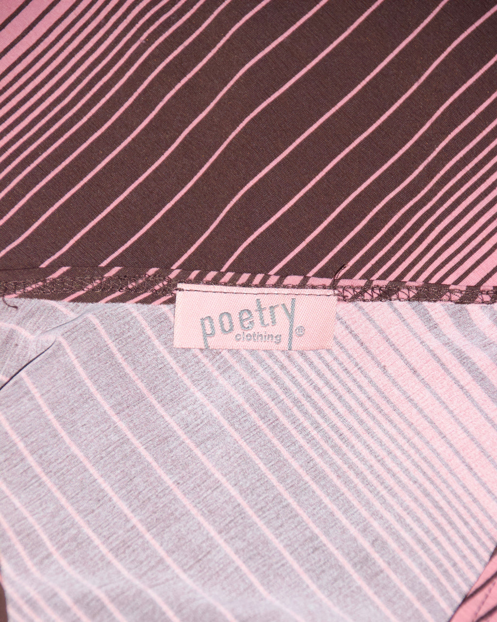 90s Striped Midi Dress