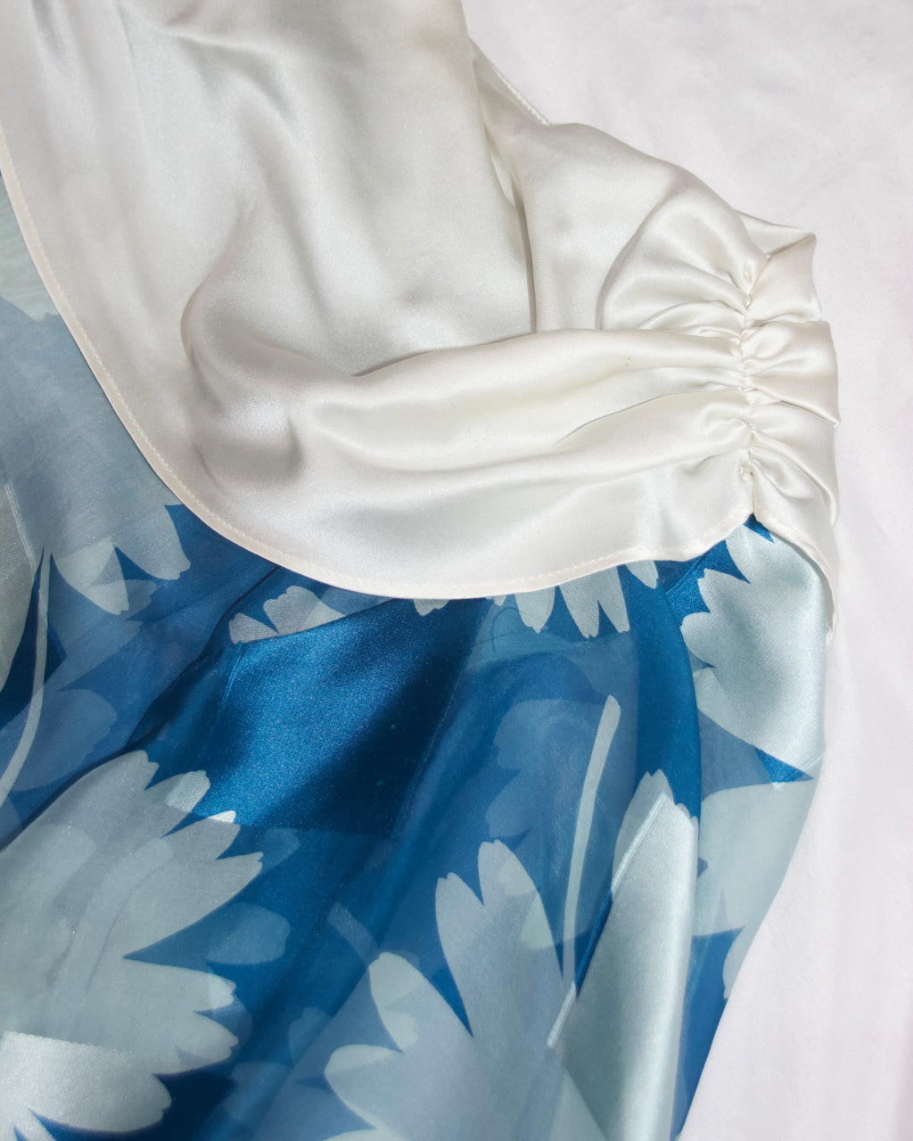 90s Valentino Silk Floral Skirt Set