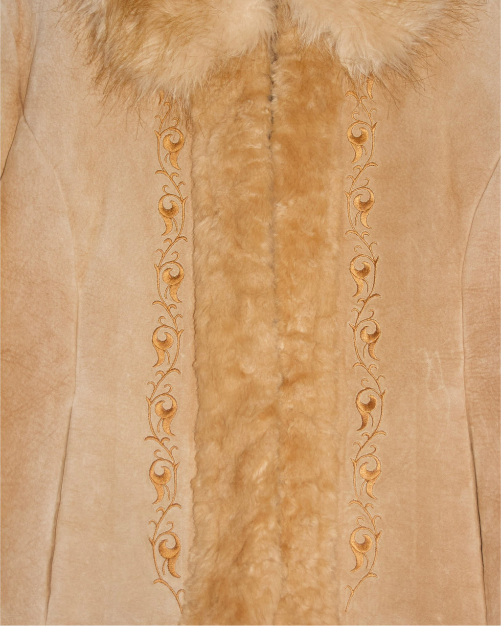 00s Guess Suede Fur Coat