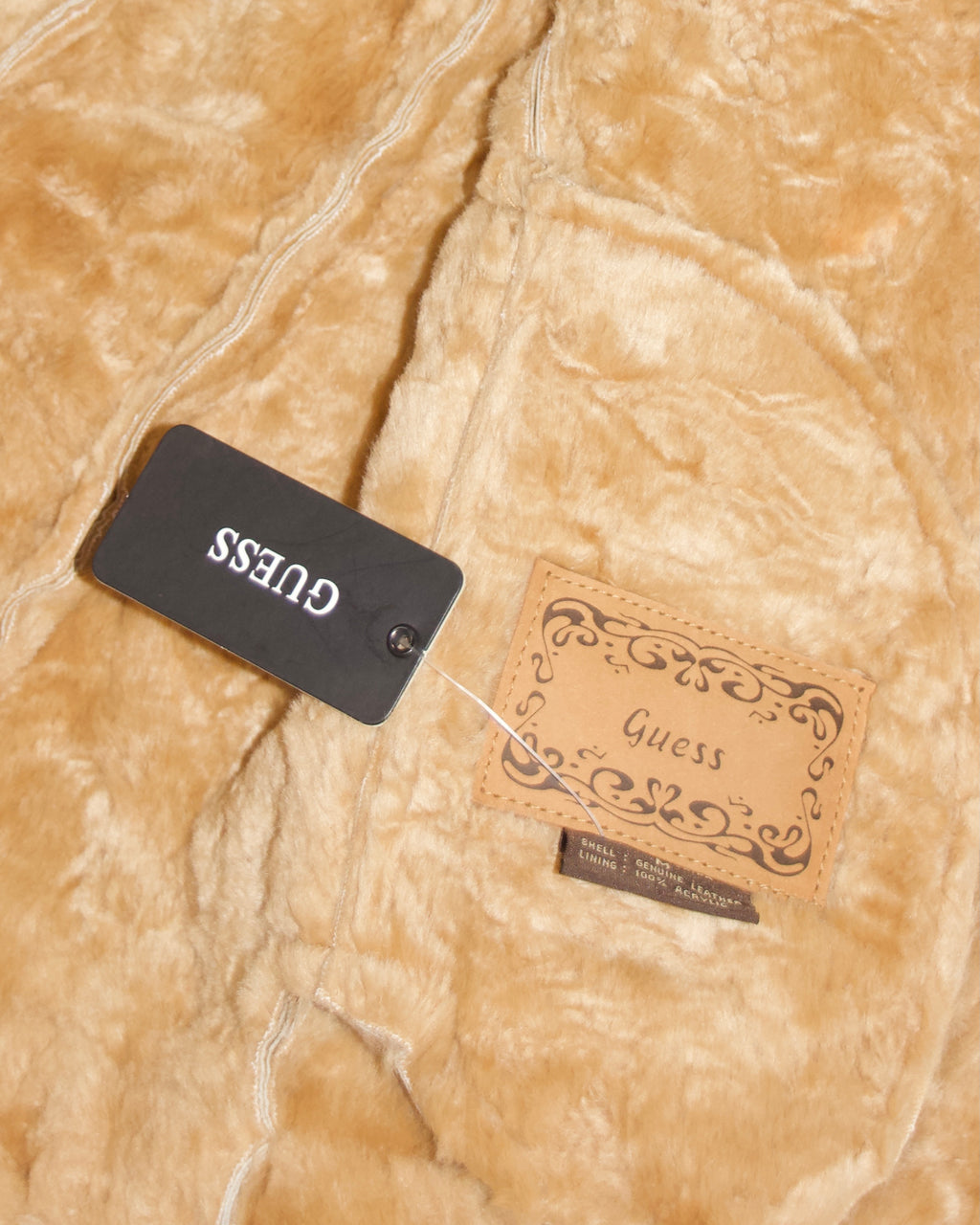 00s Guess Suede Fur Coat