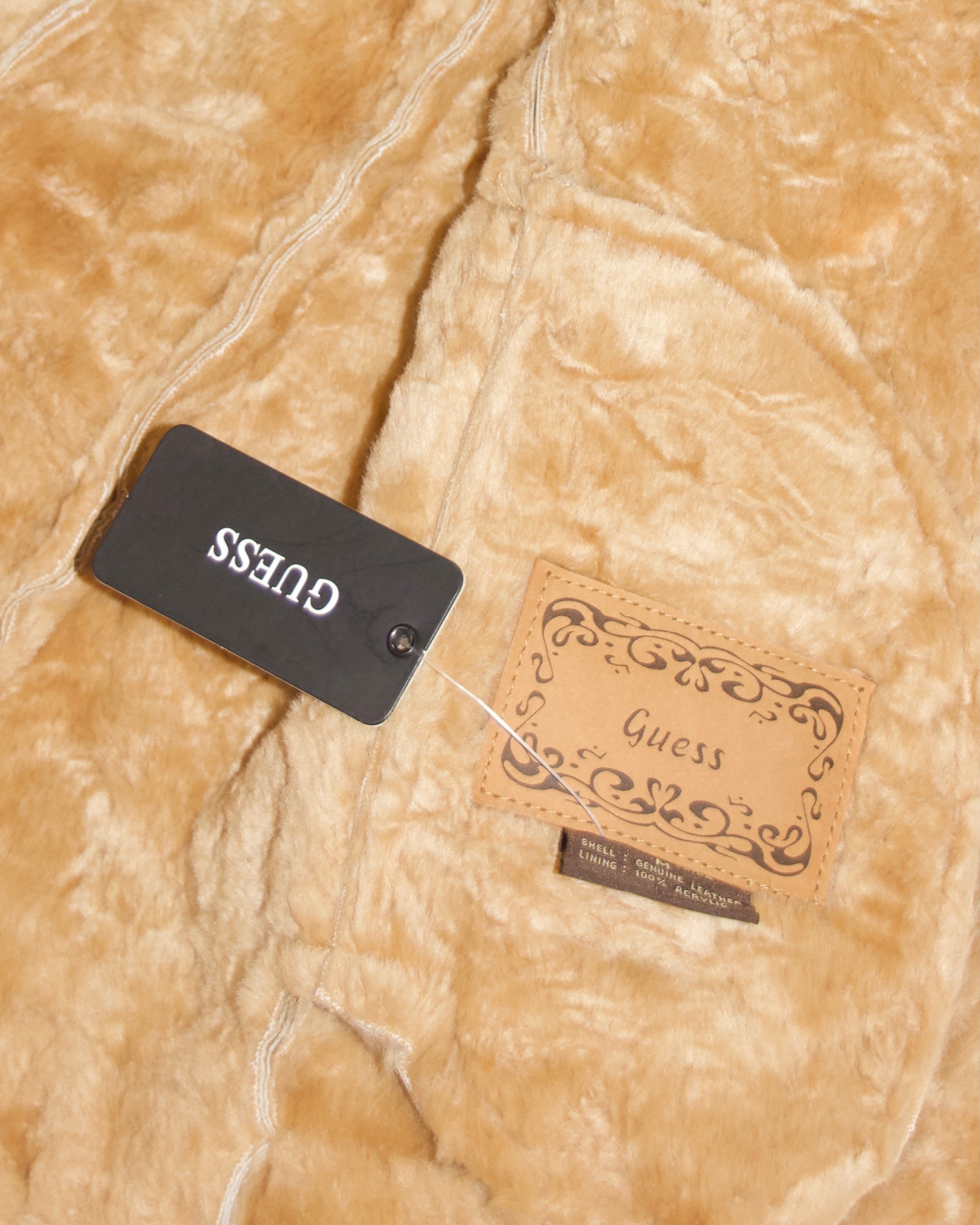 00s Guess Suede Fur Coat