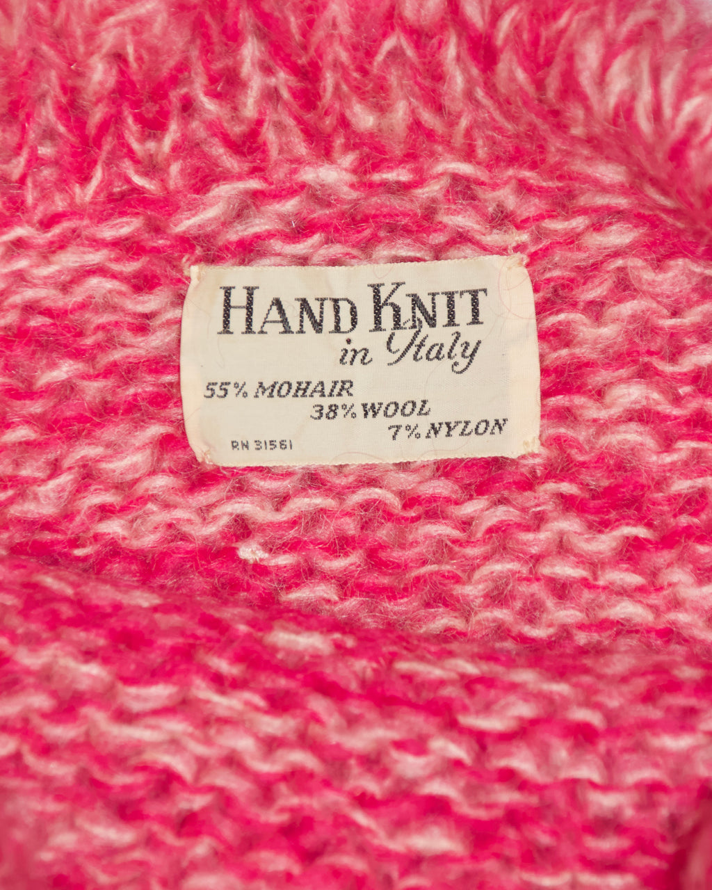 Italian Mohair Wool Sweater