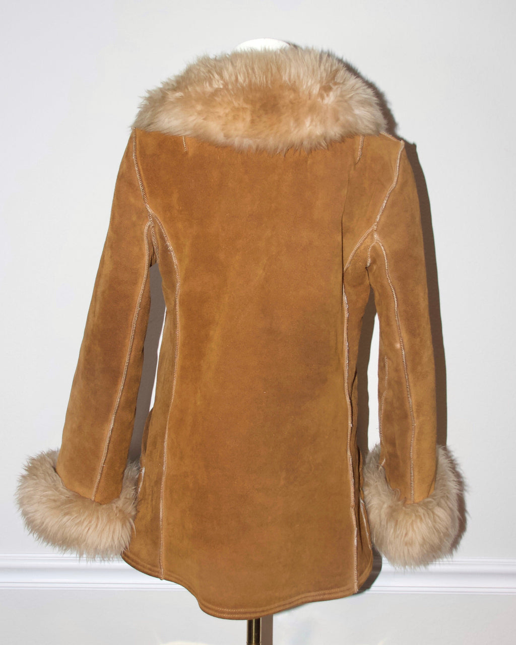 1970s Shearling Suede Coat