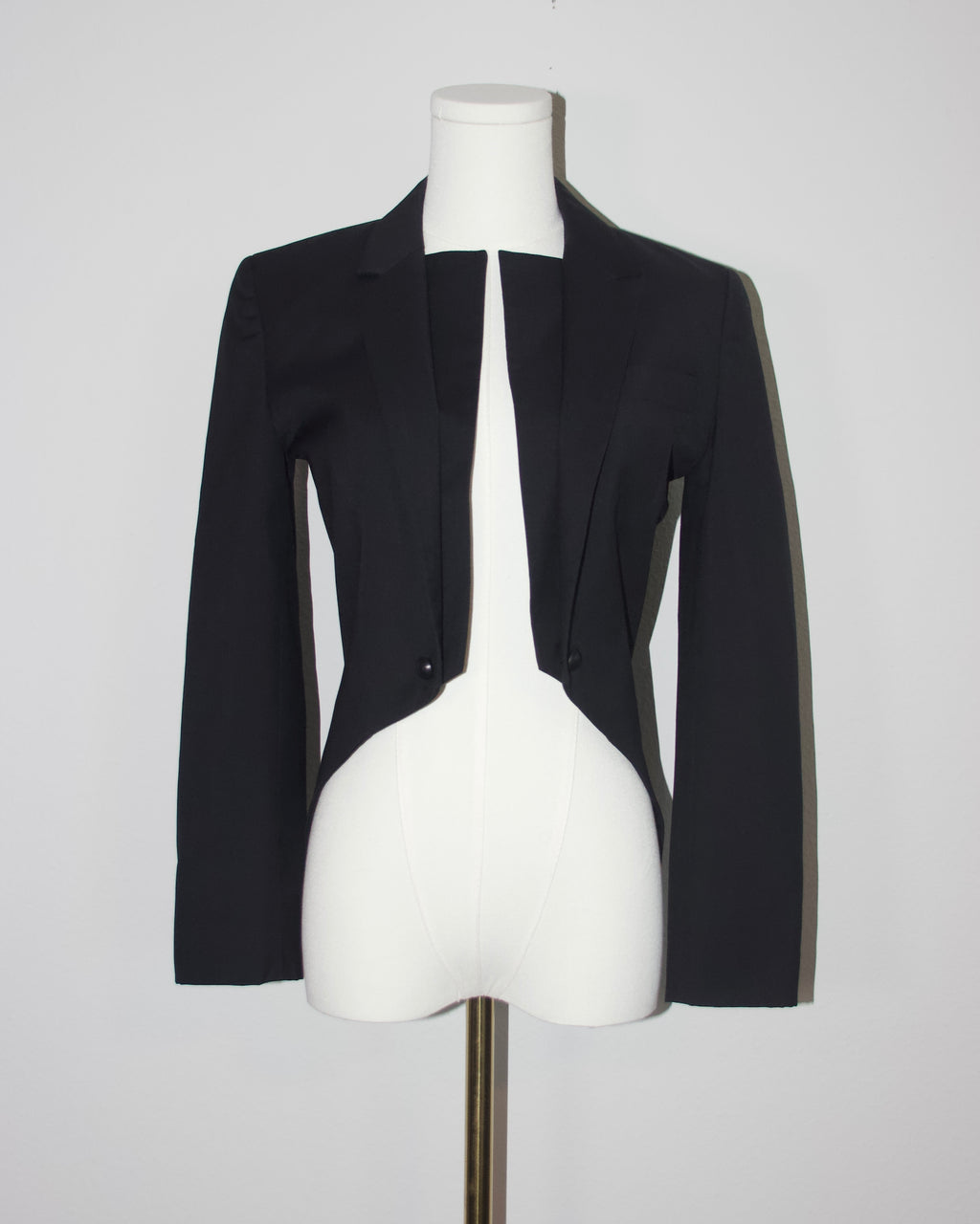 Balenciaga F/W 2001 Wool Silk Tailcoat Blazer