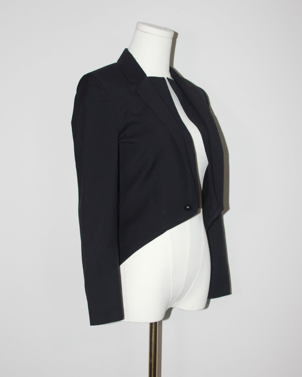Balenciaga F/W 2001 Wool Silk Tailcoat Blazer
