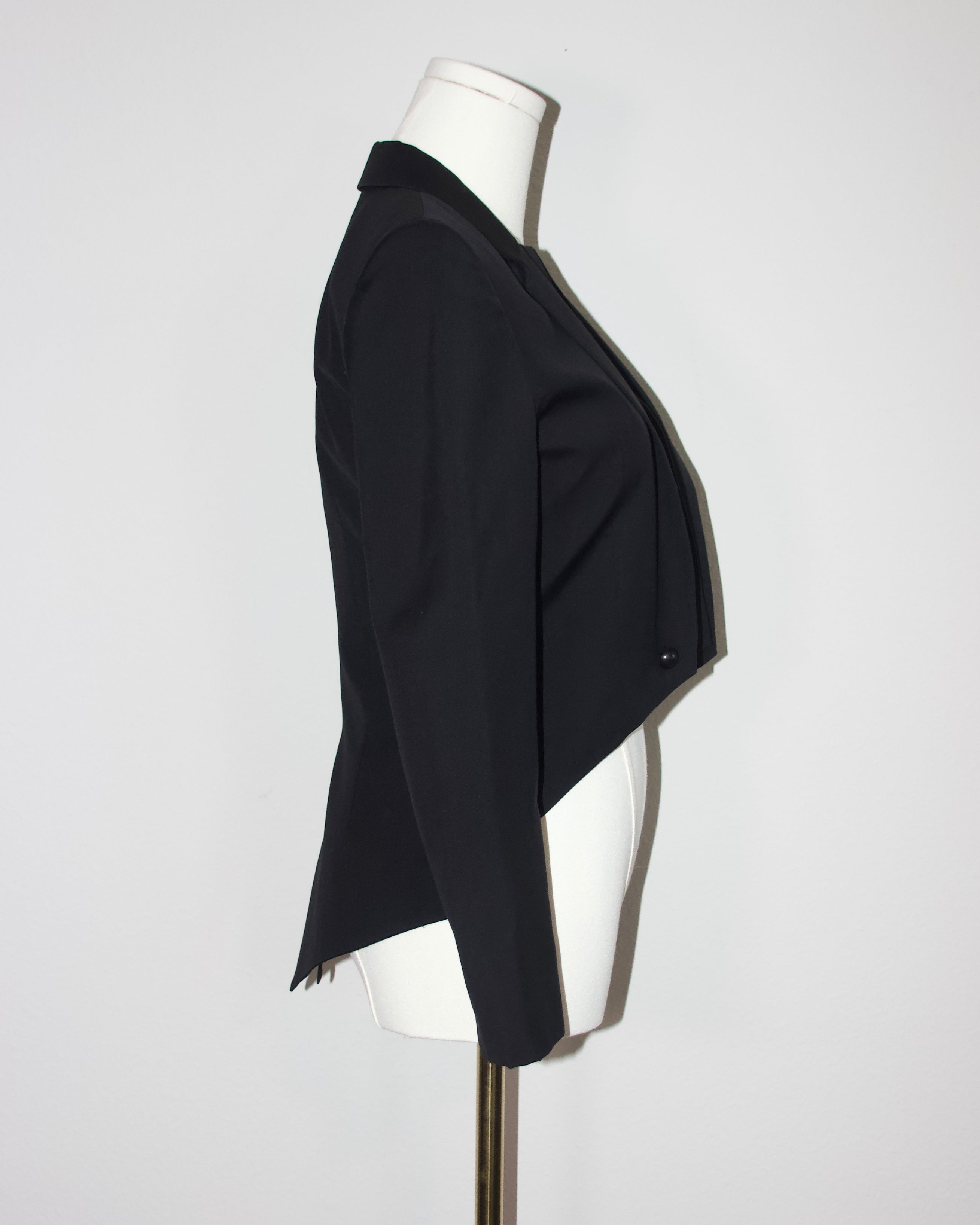 Balenciaga F/W 2001 Wool Silk Tailcoat Blazer