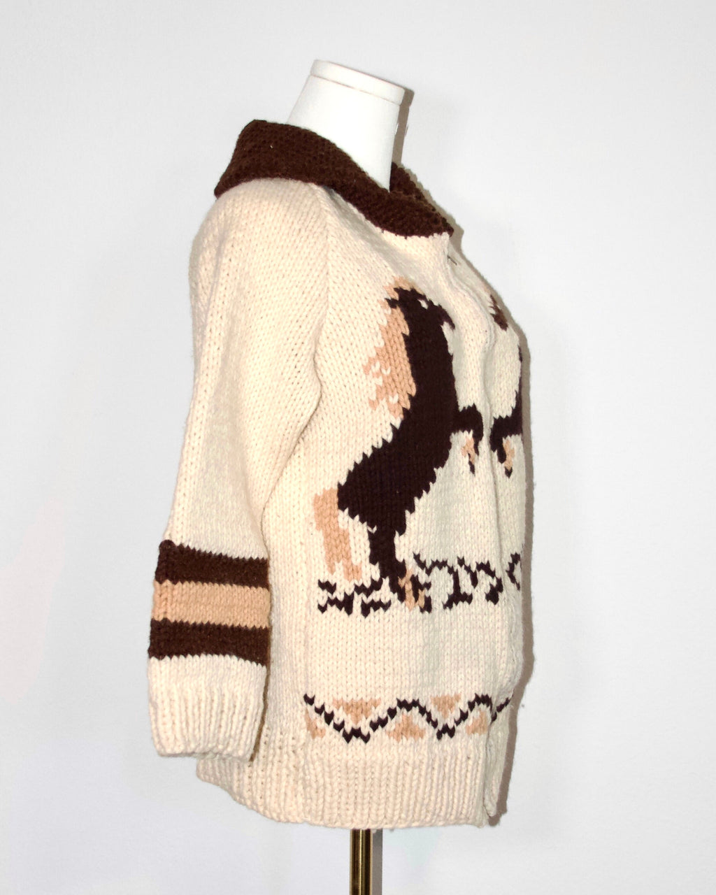 1970s Cowichan Horse Sweater