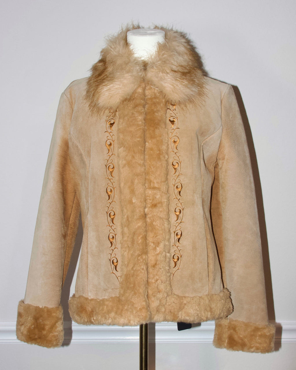 00s Guess Suede Fur Coat
