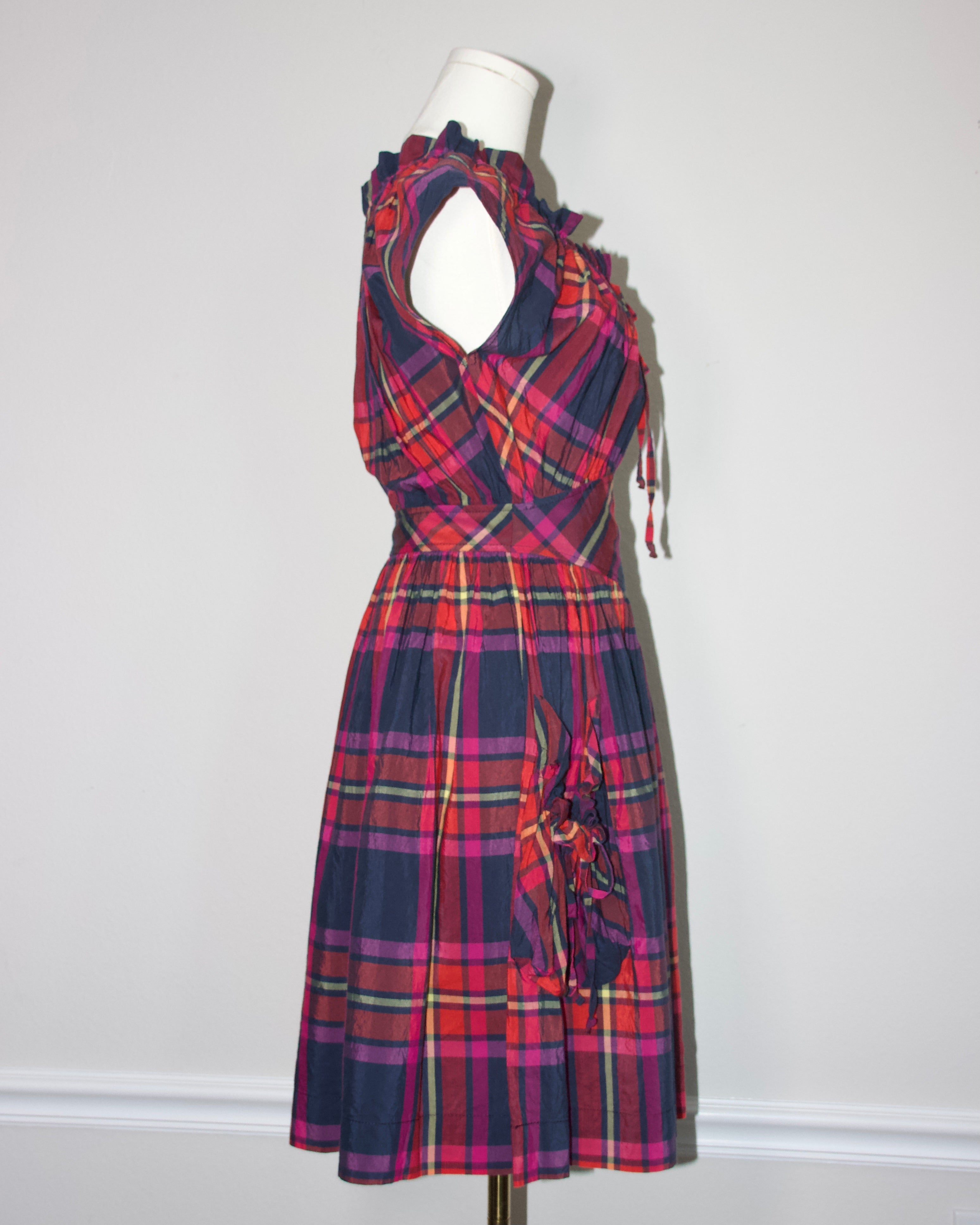 00s Vivienne Westwood Plaid Mini Dress