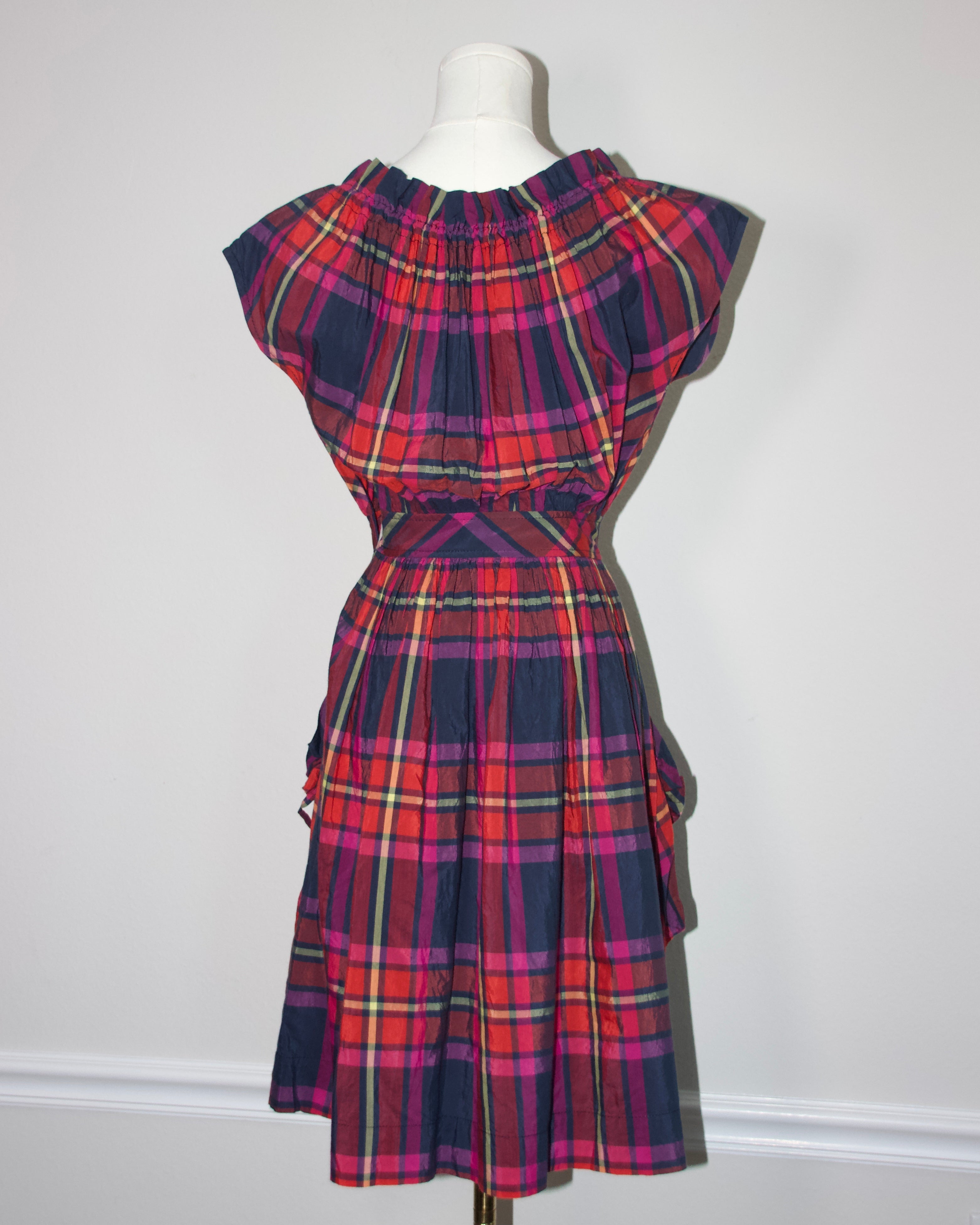00s Vivienne Westwood Plaid Mini Dress