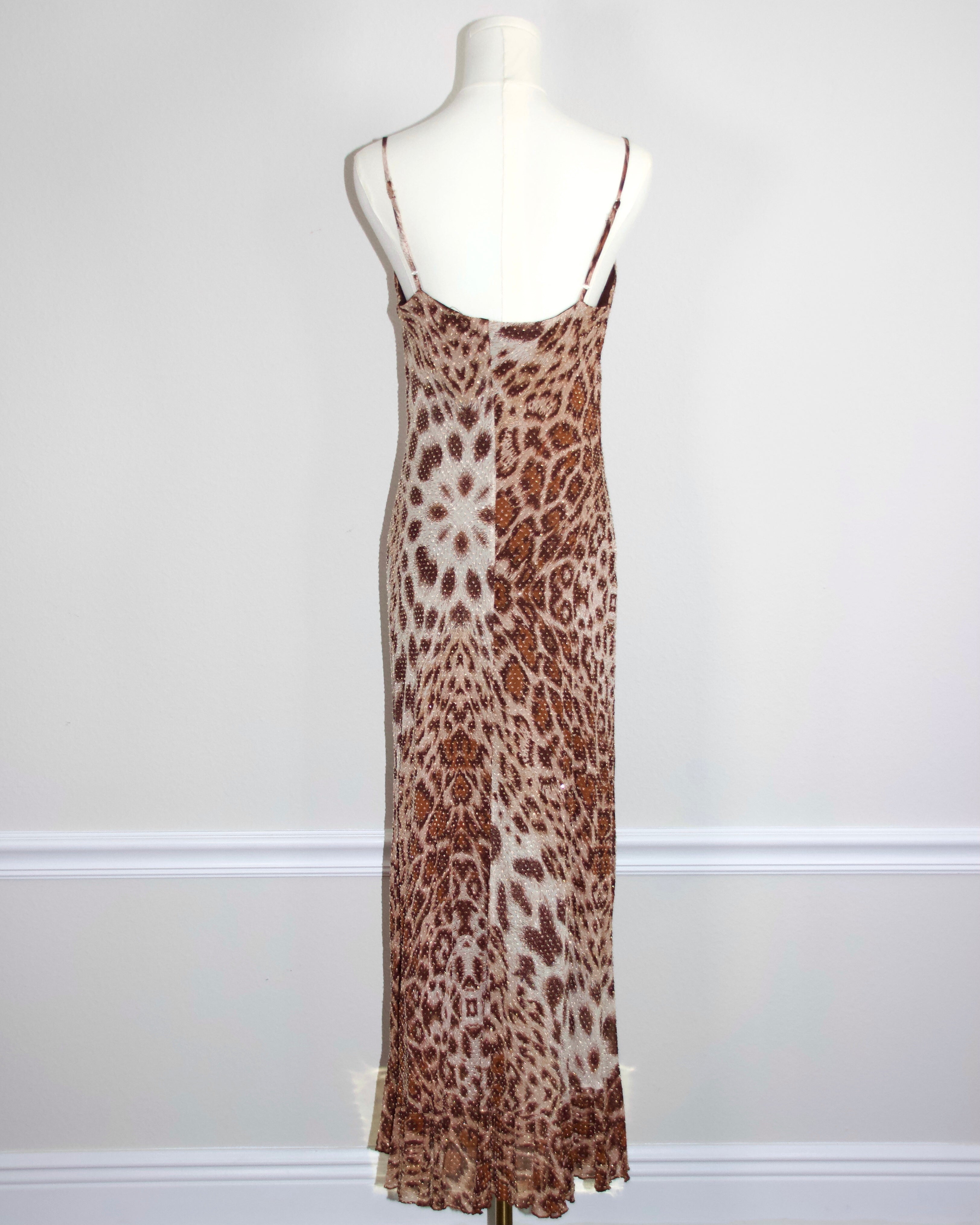 90s Betsey Johnson Silk Leopard Dress