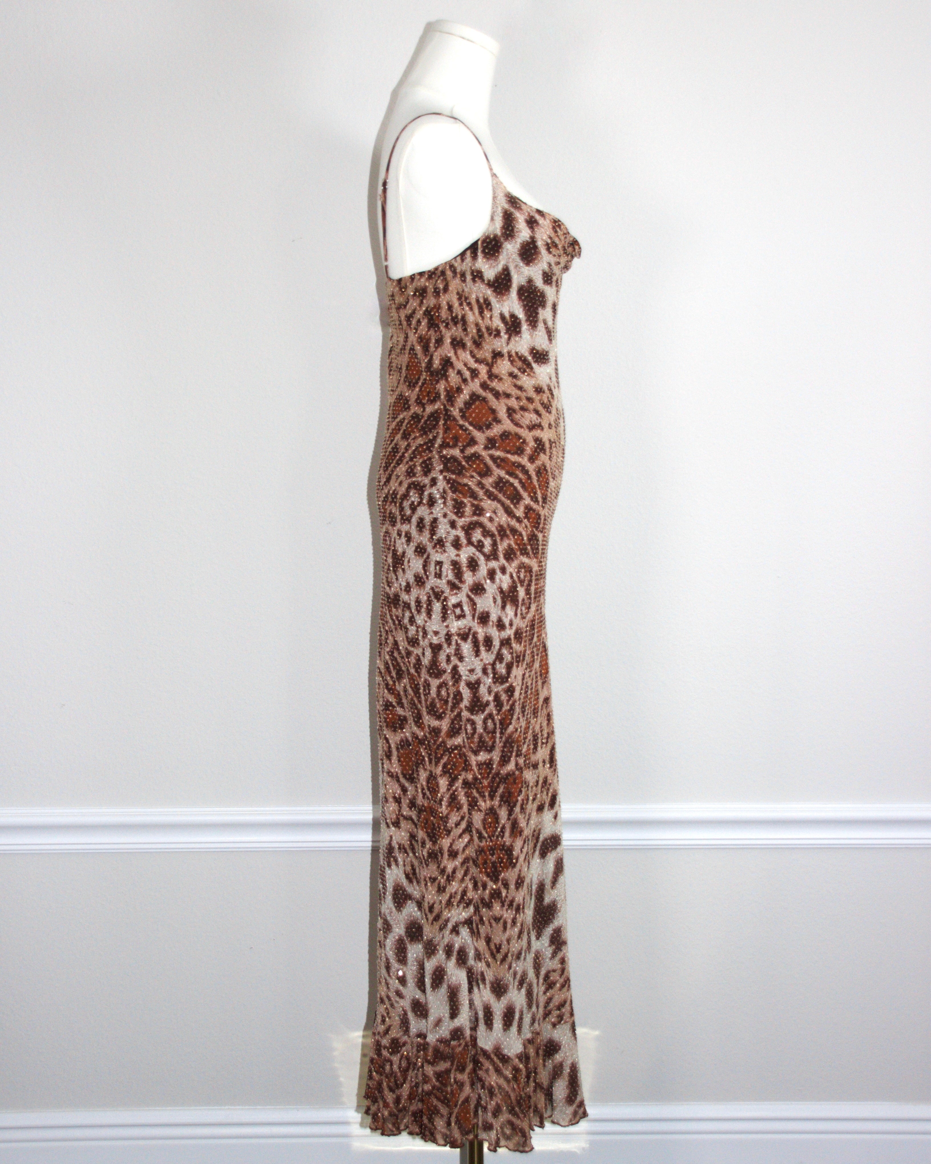 90s Betsey Johnson Silk Leopard Dress