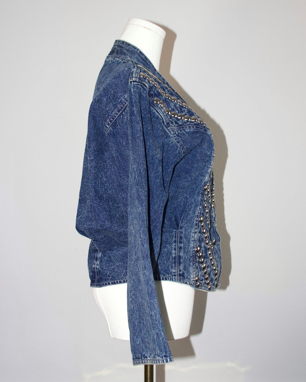 '80s Studded Denim Jacket