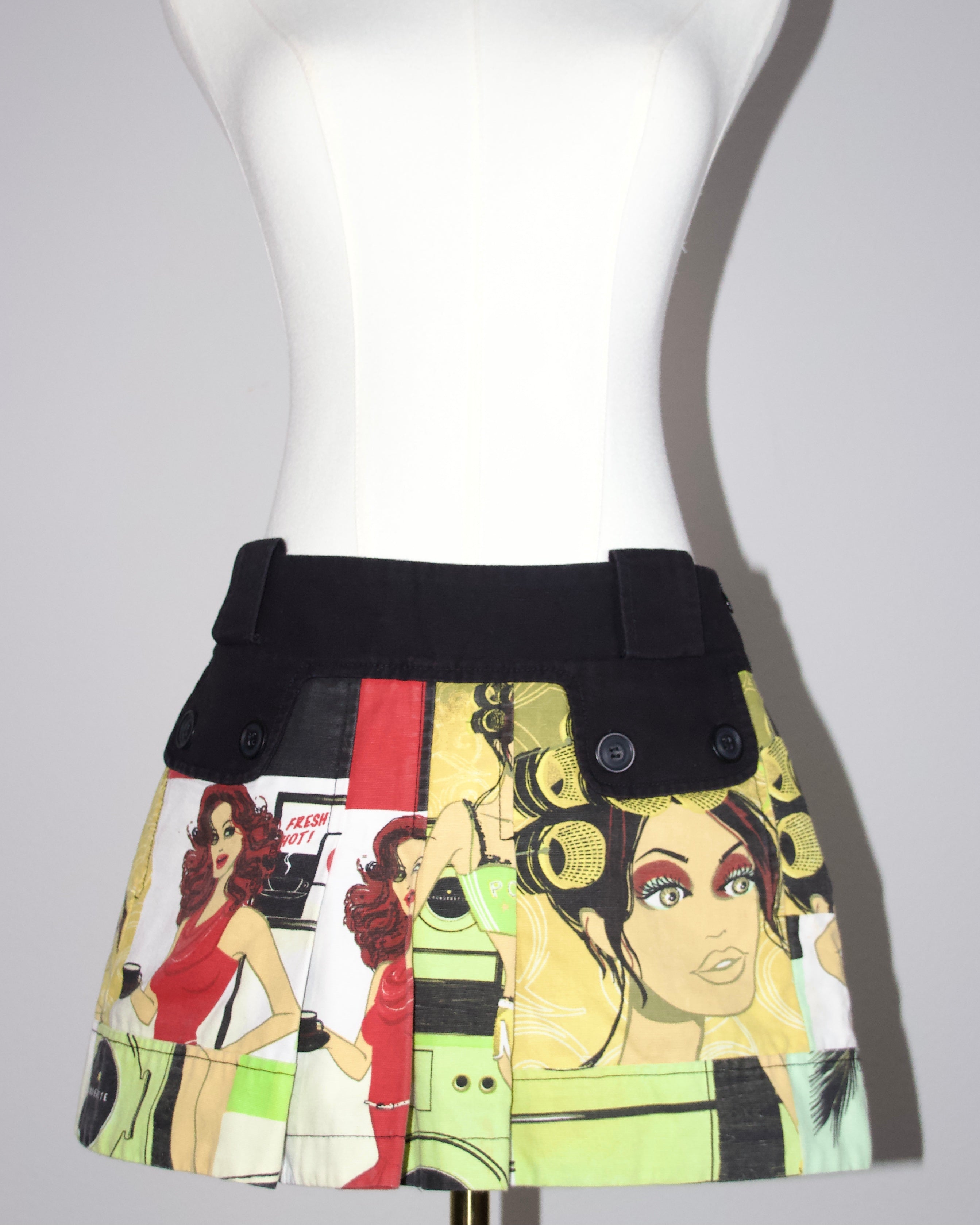 00s Custo Barcelona Mini Skirt