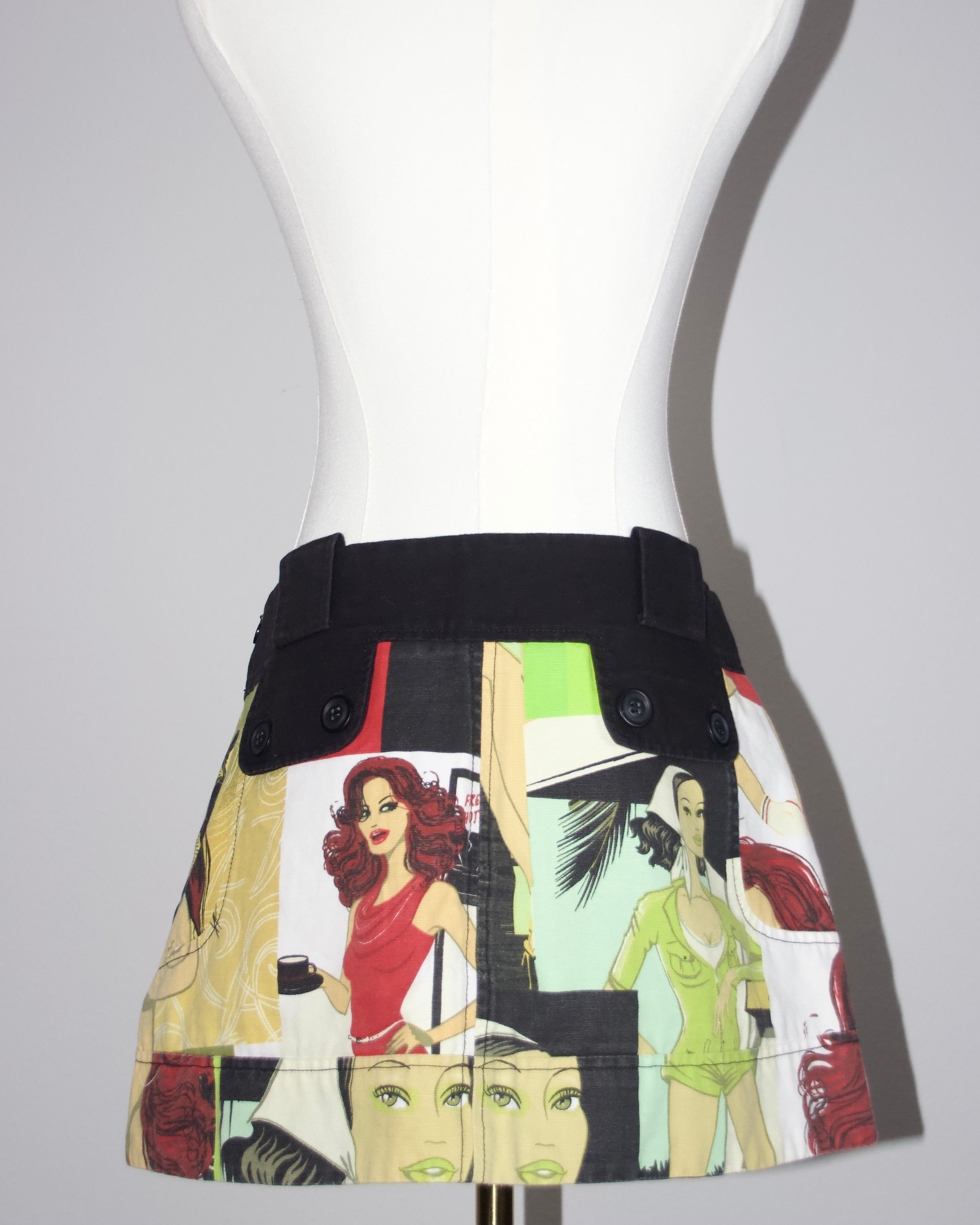 00s Custo Barcelona Mini Skirt