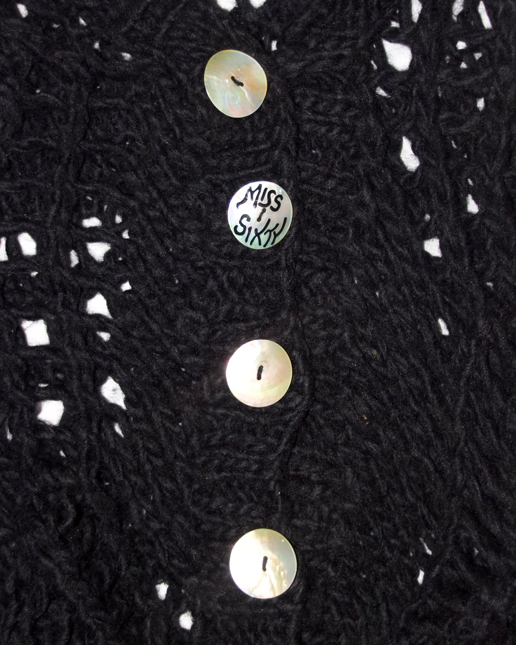 Miss Sixty Archival Wool Poncho