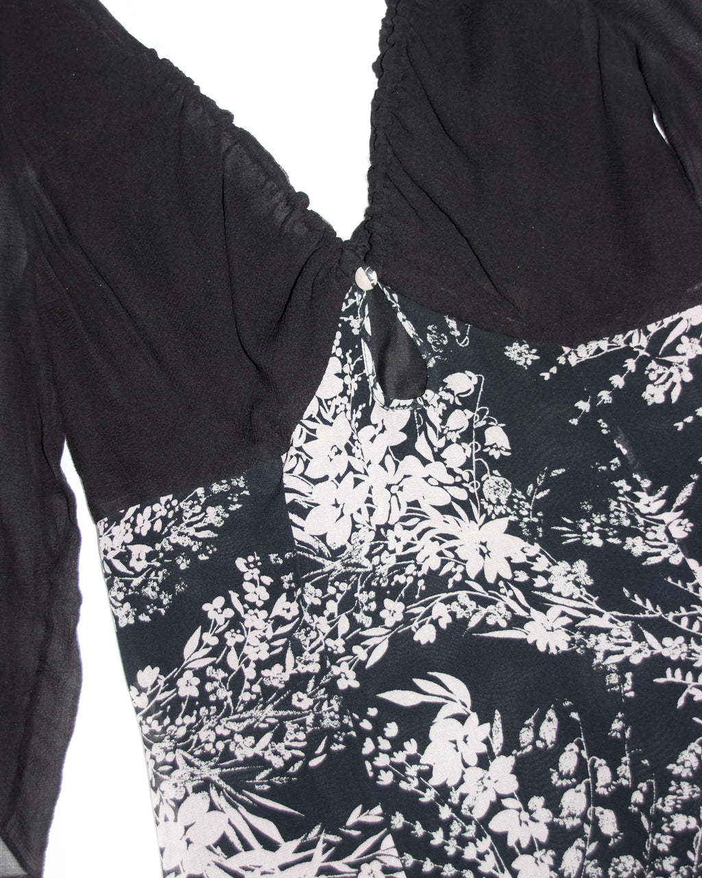 Chloe FW2003 Silk Floral Dress (M)