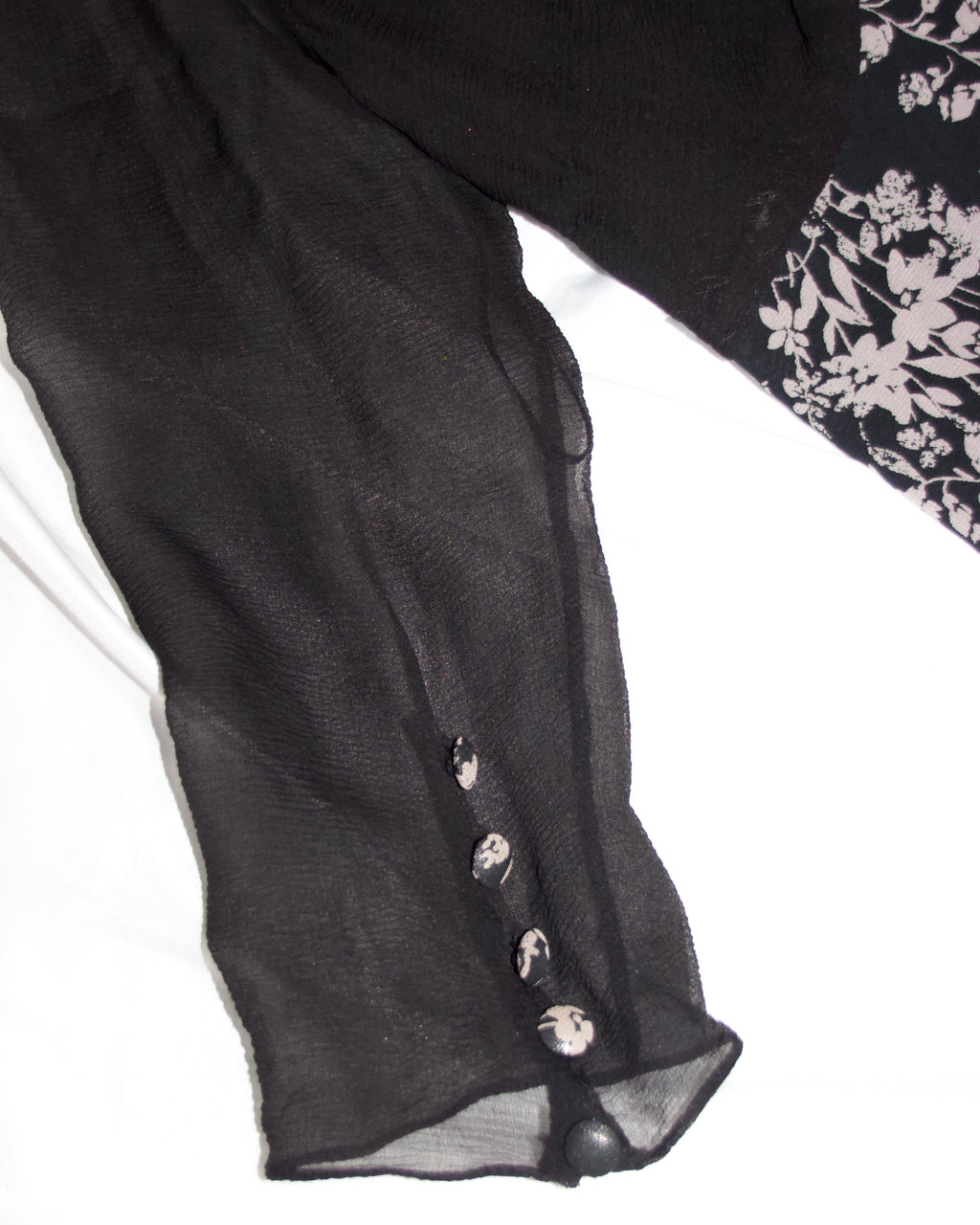 Chloe FW2003 Silk Floral Dress (M)