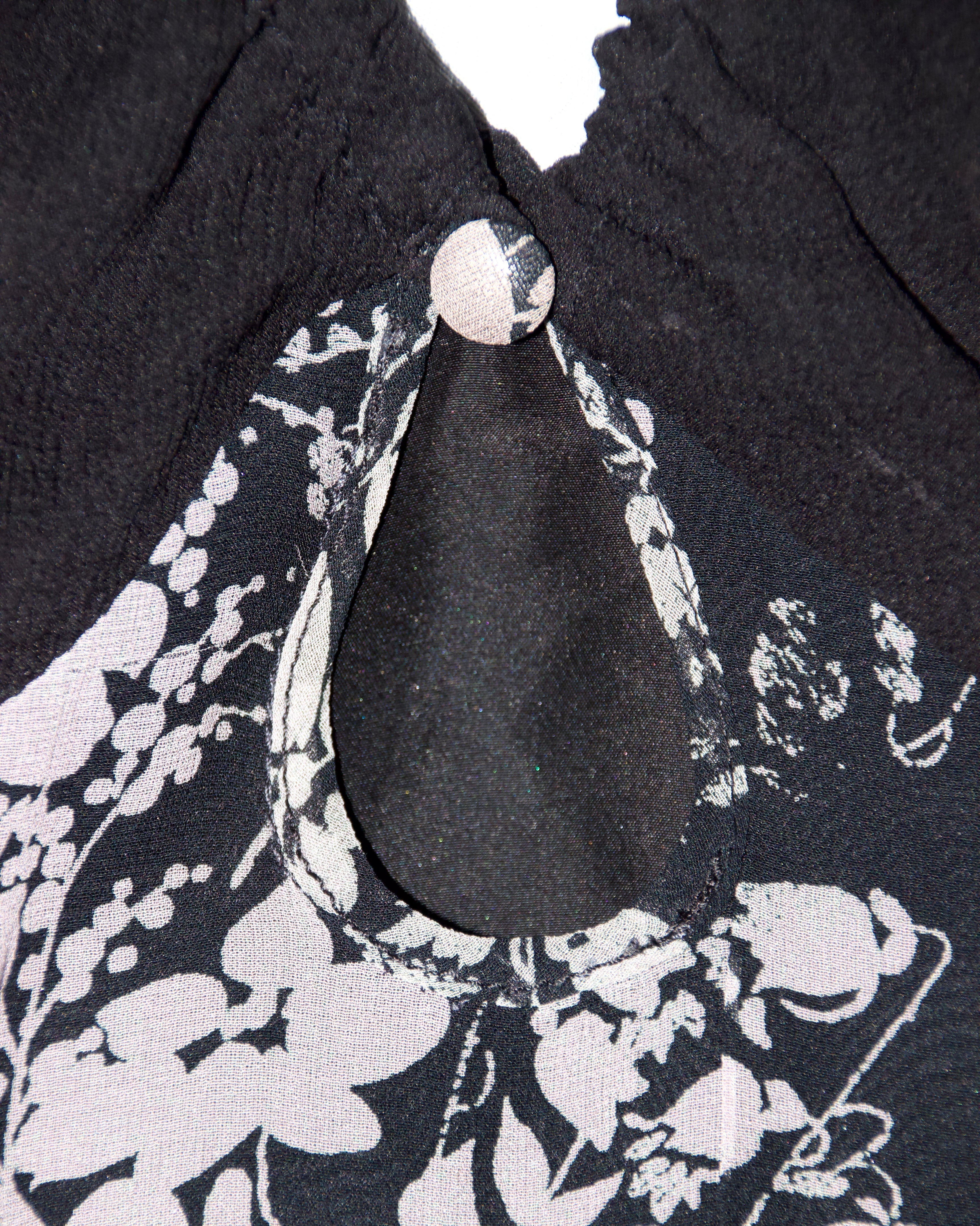 Chloe FW2003 Silk Floral Dress (M)