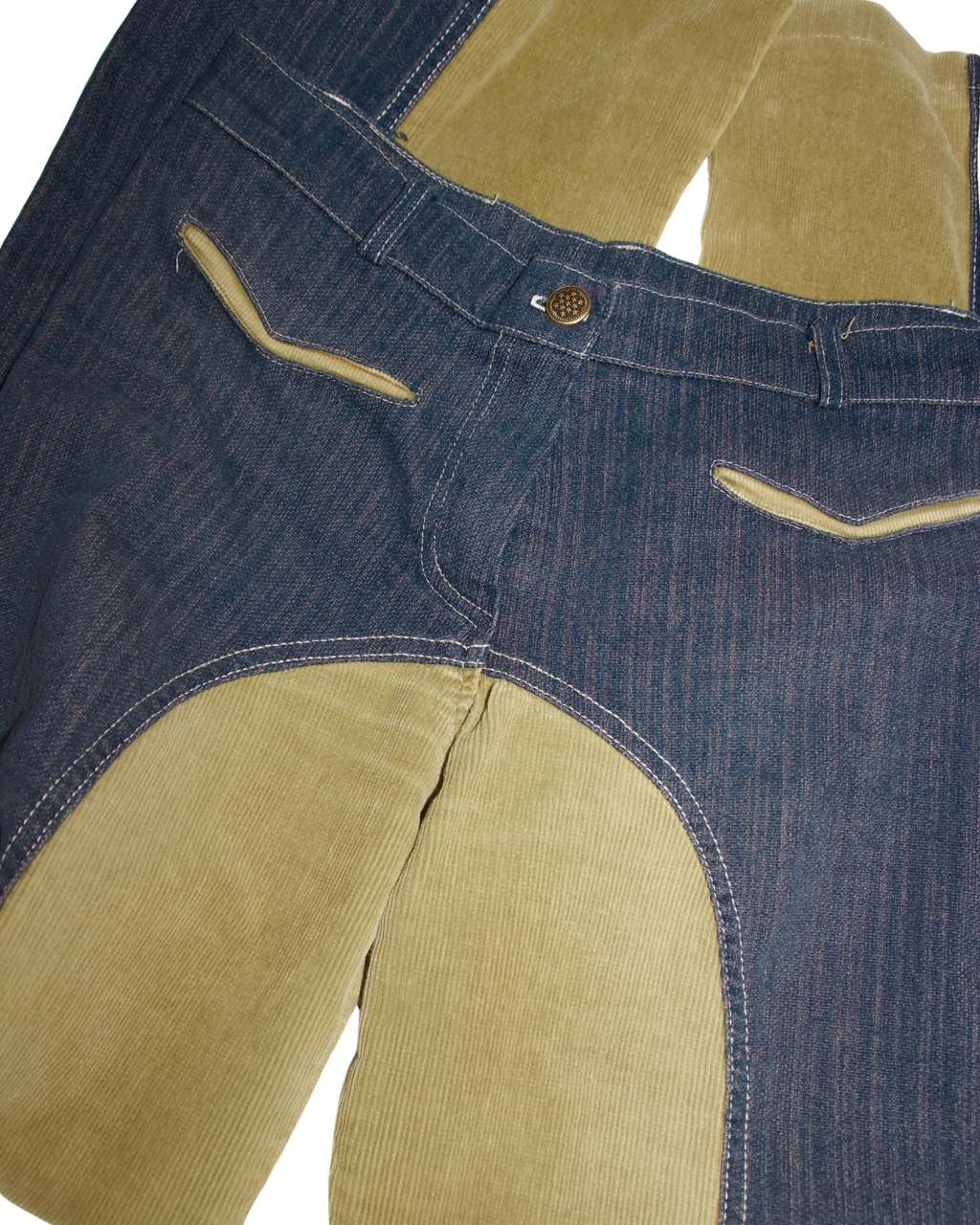 Y2K French Corduroy Pants (FR 40)