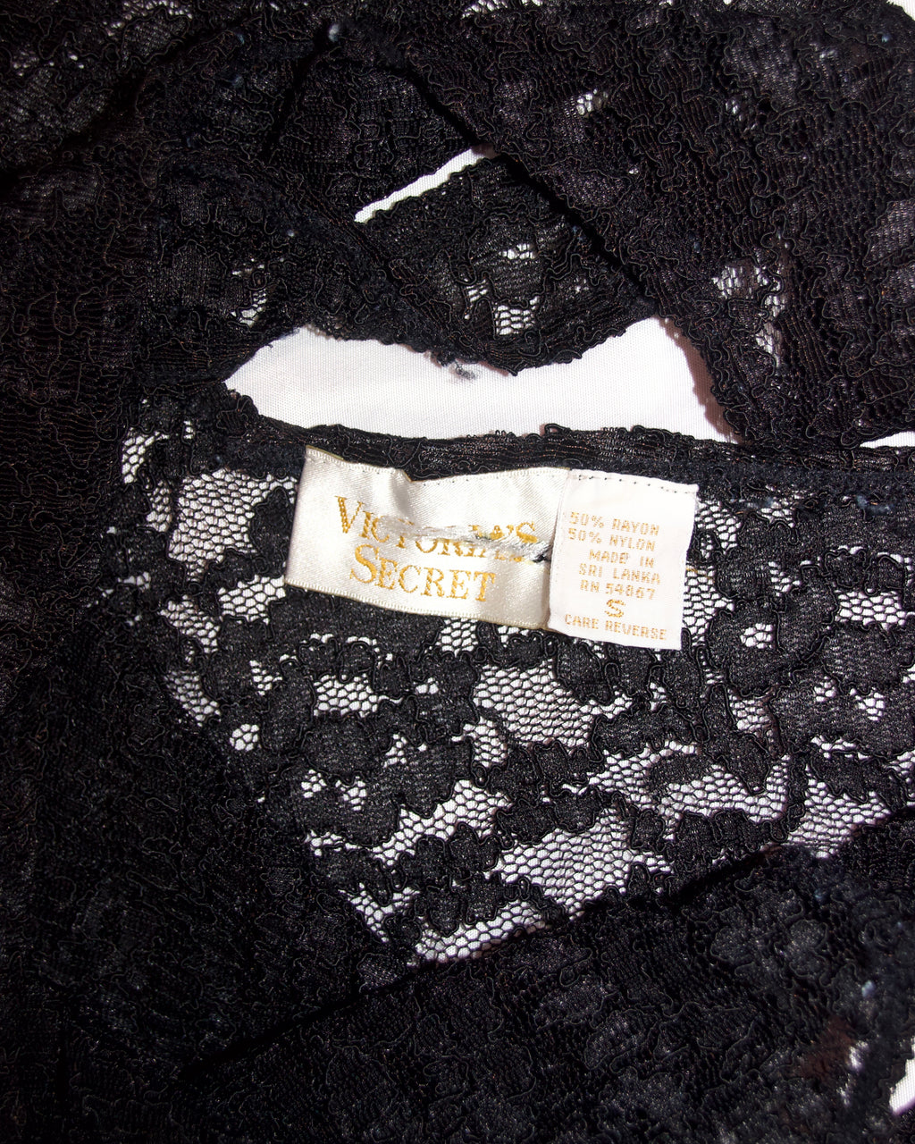 80s Victoria's Secret Lace Maxi