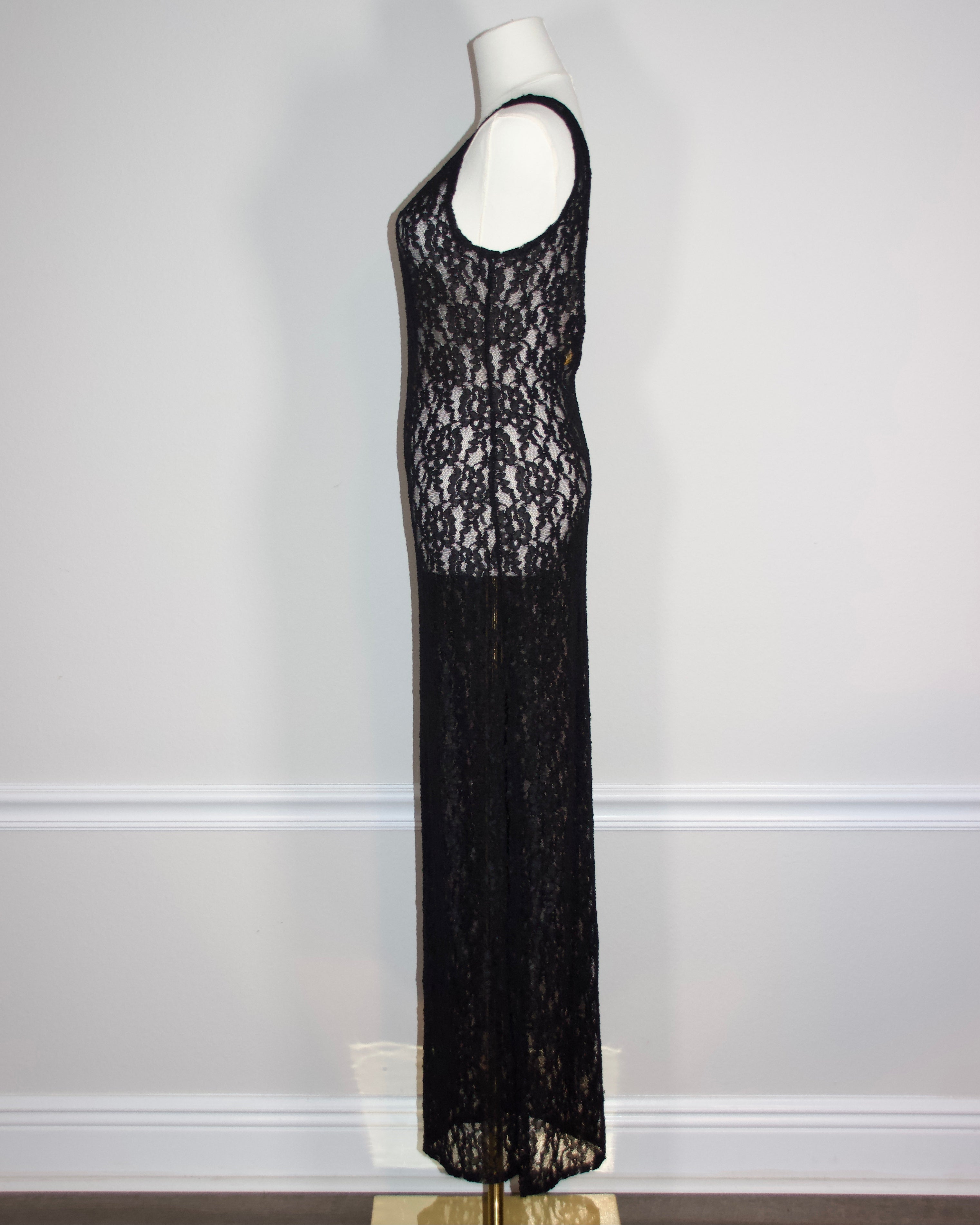 80s Victoria's Secret Lace Maxi