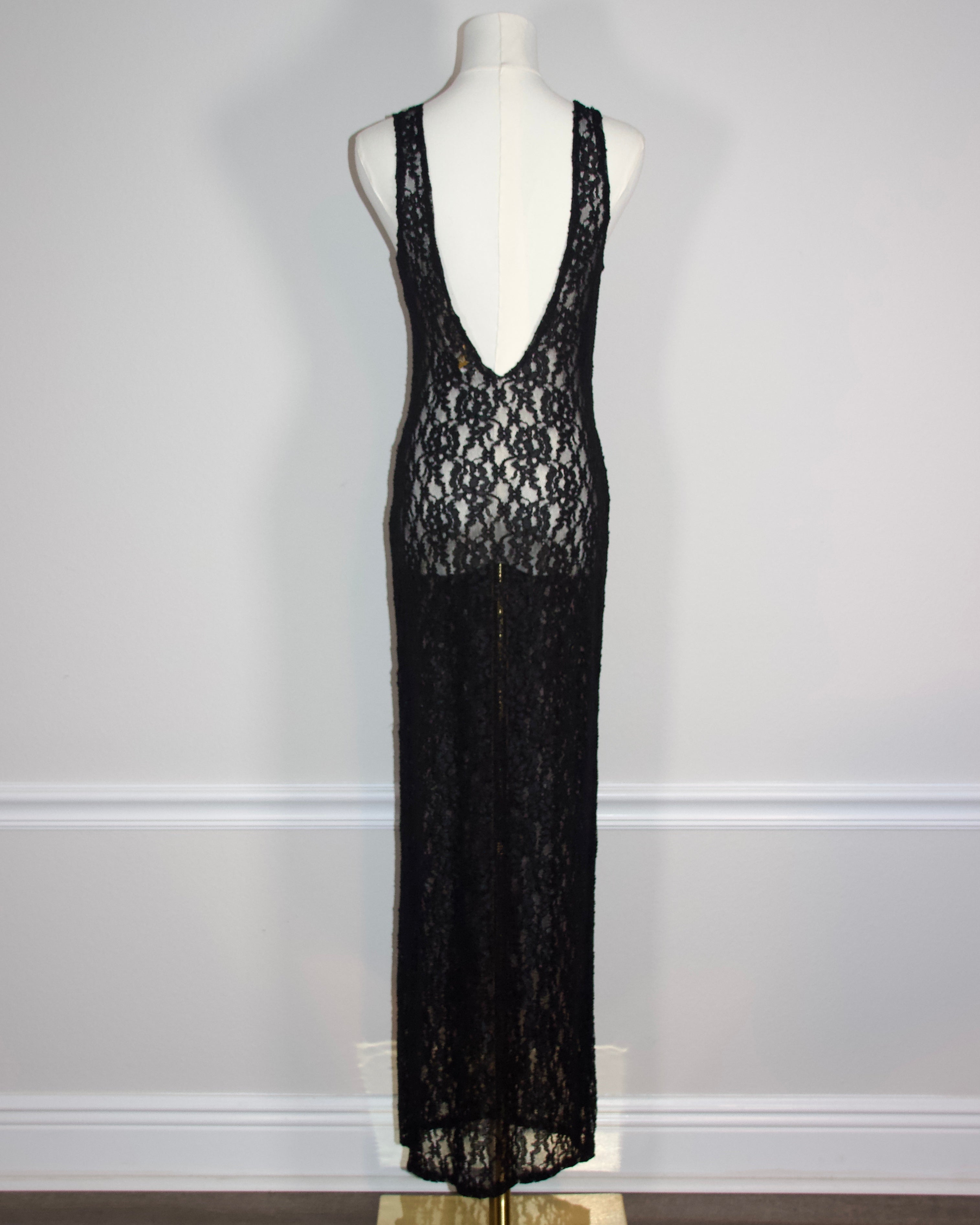 80s Victoria's Secret Lace Maxi