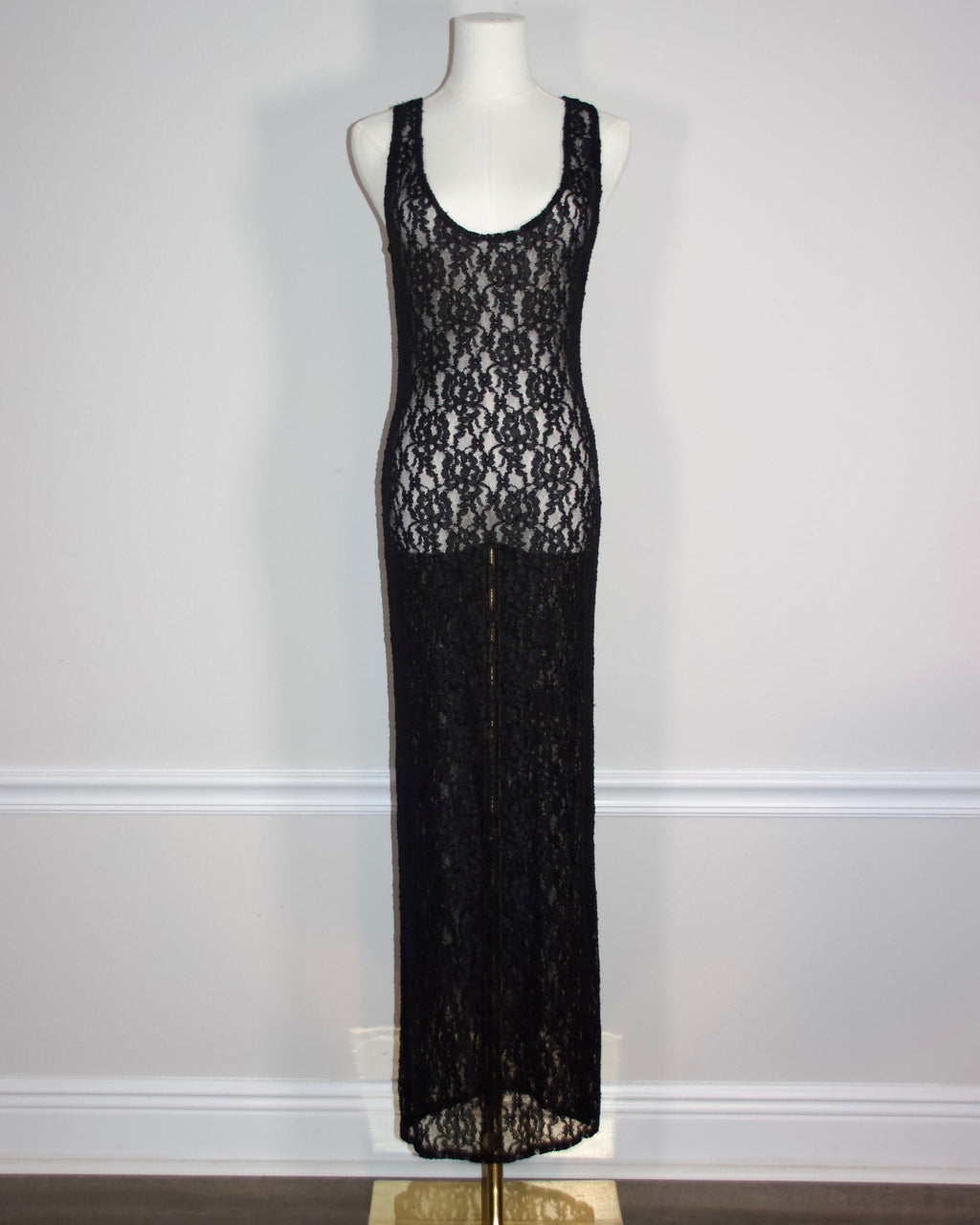 80s Victoria's Secret Lace Maxi