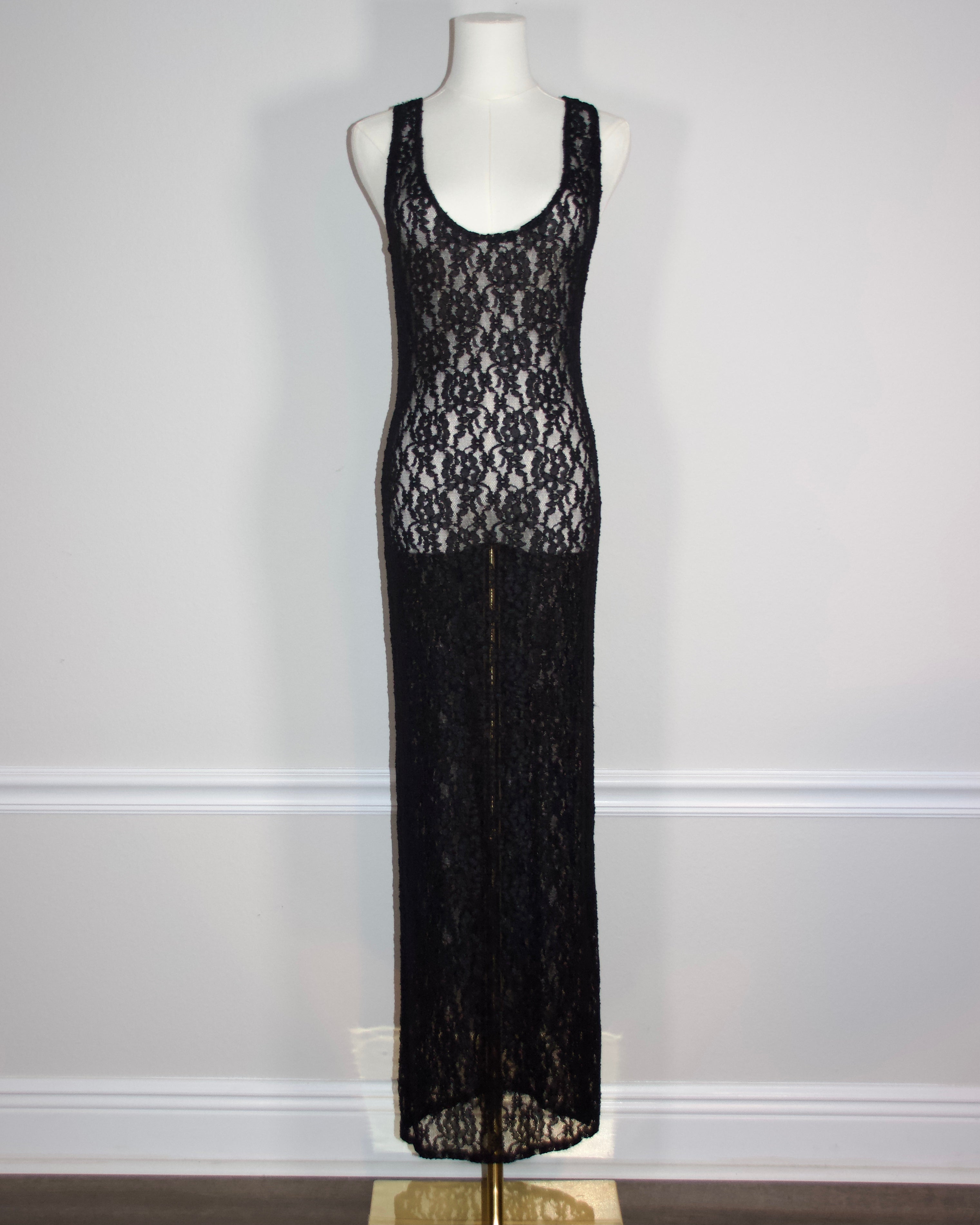 80s Victoria's Secret Lace Maxi