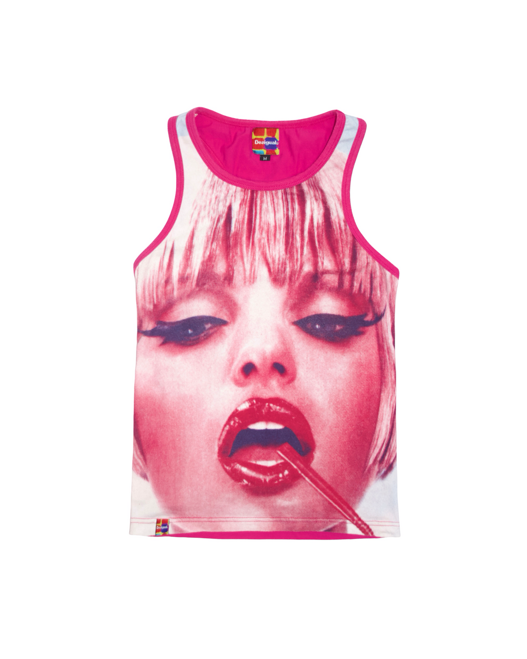 Desigual Mouth Graphic Tank