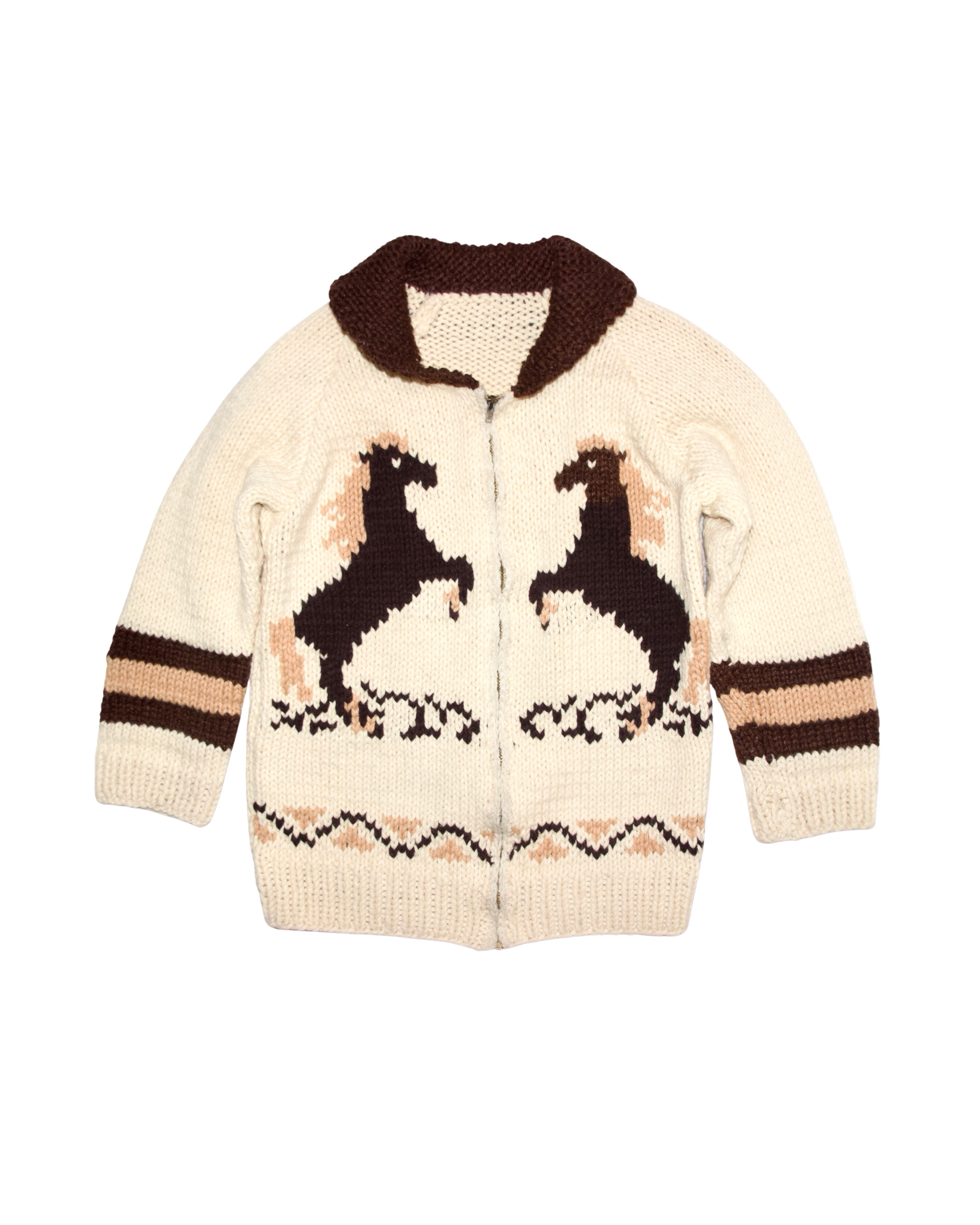 1970s Cowichan Horse Sweater